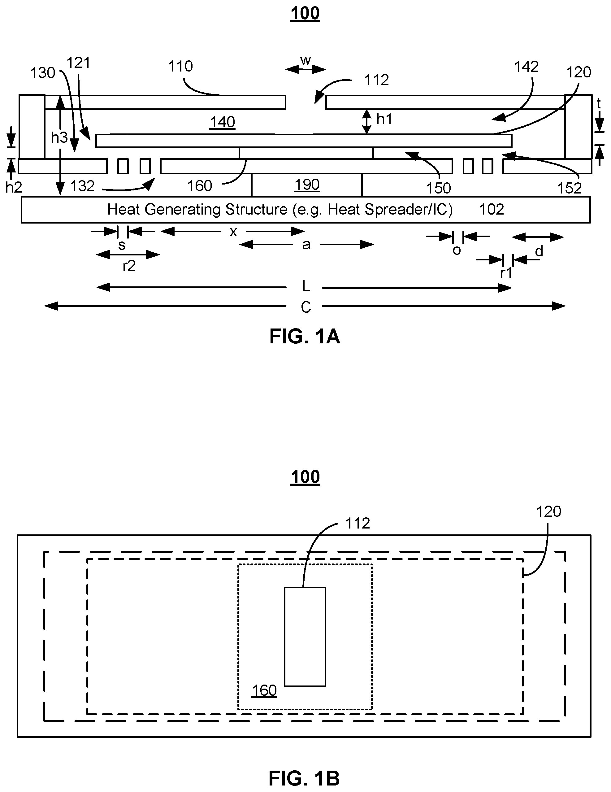Patent US12581620 Figure 1 – Exit channel configuration for MEMS-based actuator systems