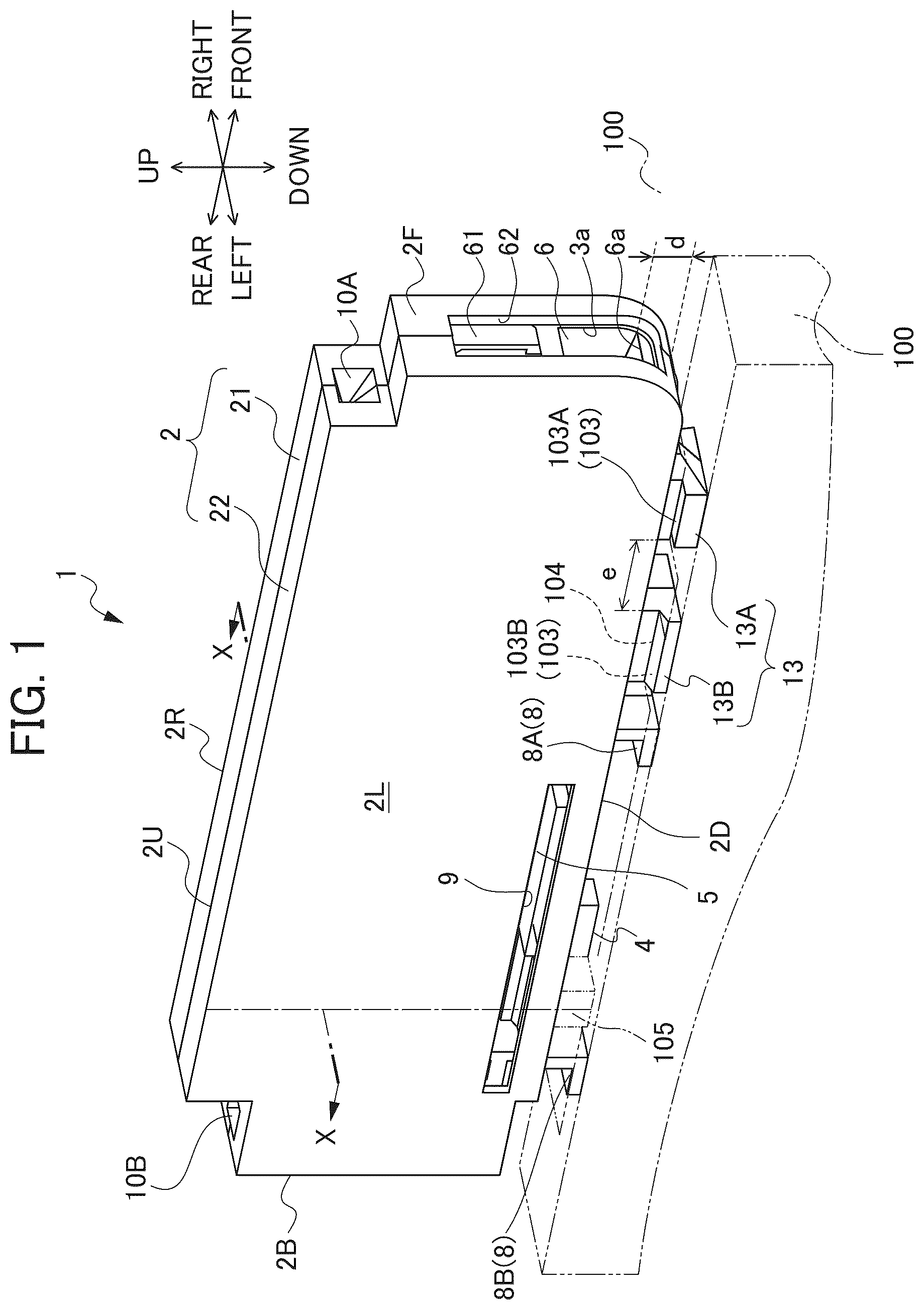 Patent US12581630 — Storage case — Figure 1