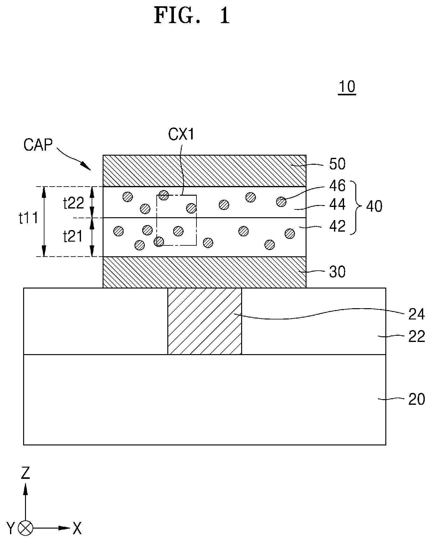 Patent US12581642 Figure 1 – Semiconductor device