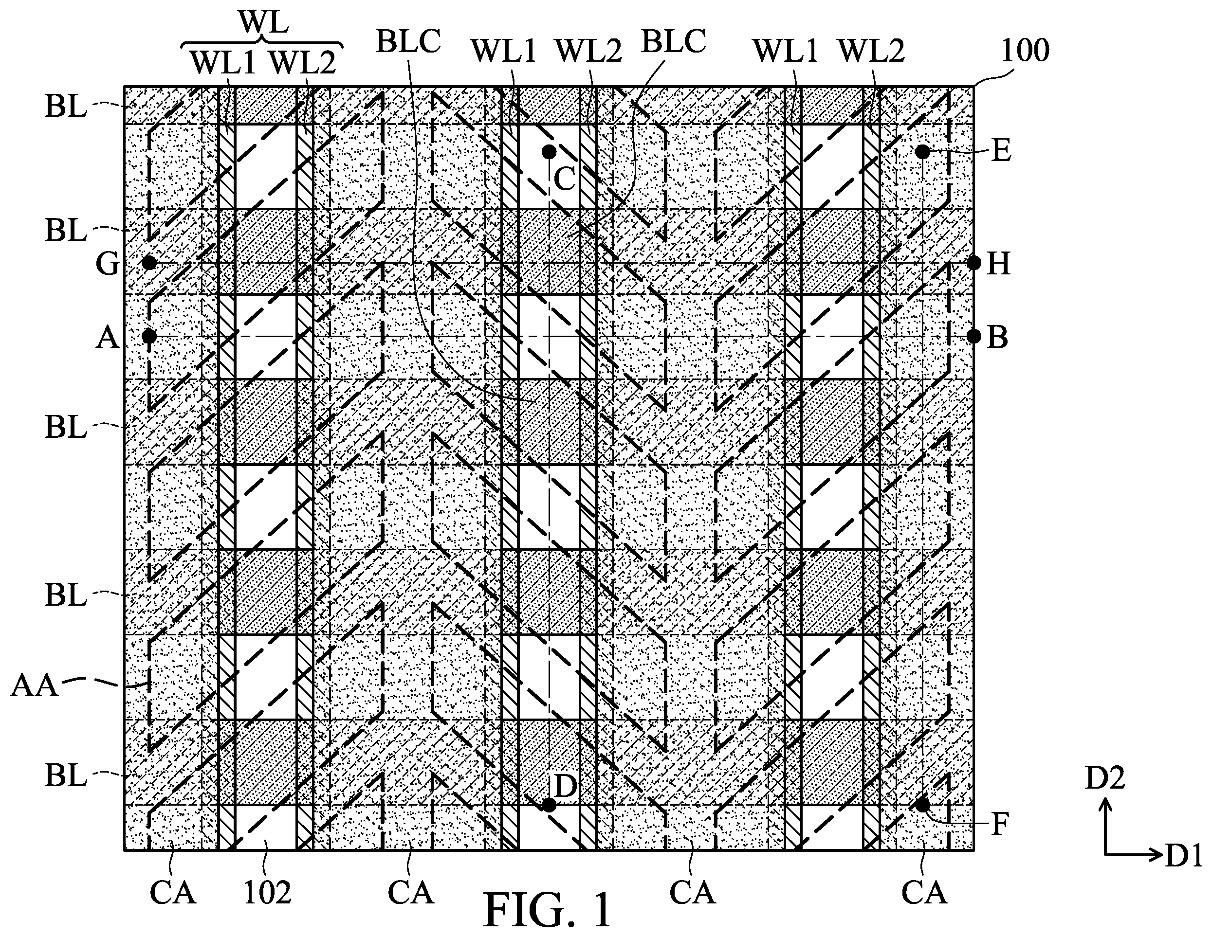 Patent US12581644 Figure 1 – Semiconductor structure and method of forming the same