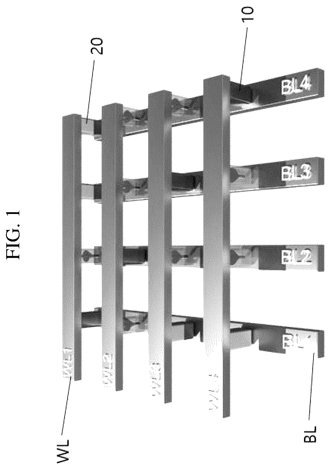 Patent US12581661 — Crossbar array device applicable to graph data analysis, nueromorphic device including the same, operation method of crossbar array device and graph data analysis method using crossbar array device — Figure 1