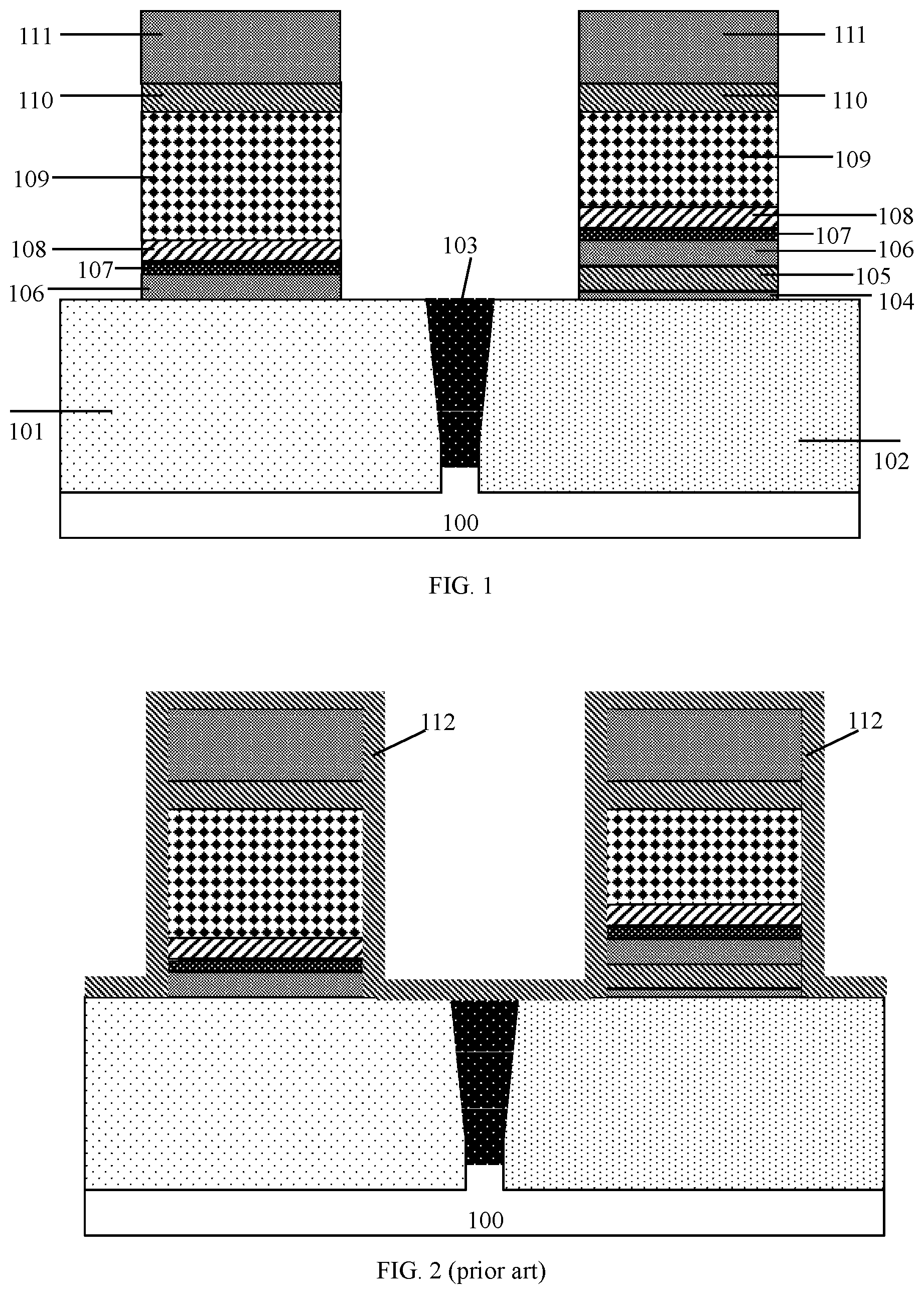 Patent US12581680 — Method for manufacturing SONOS memory — Figure 1