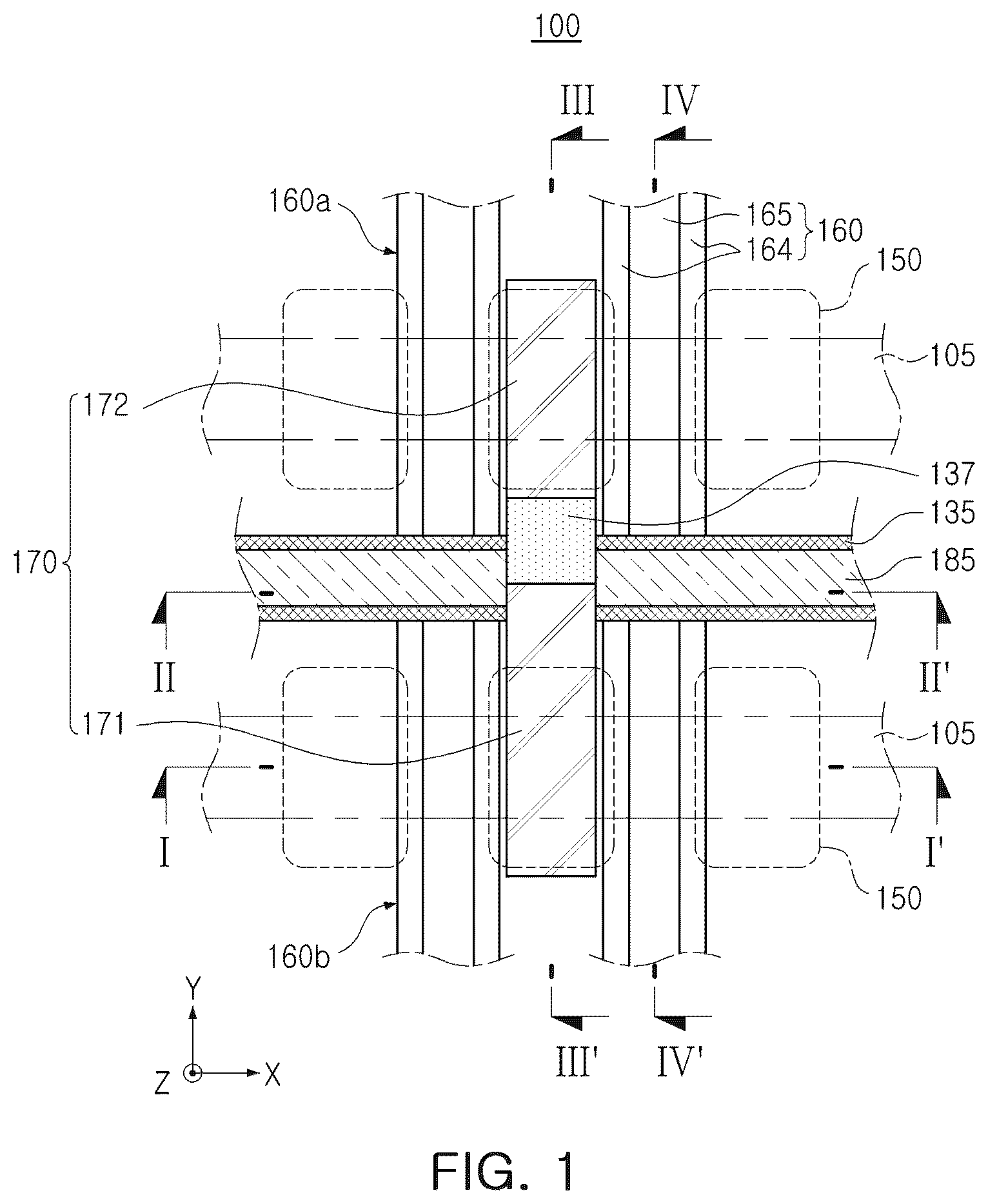 Patent US12581682 — Semiconductor device and method of manufacturing the same — Figure 1
