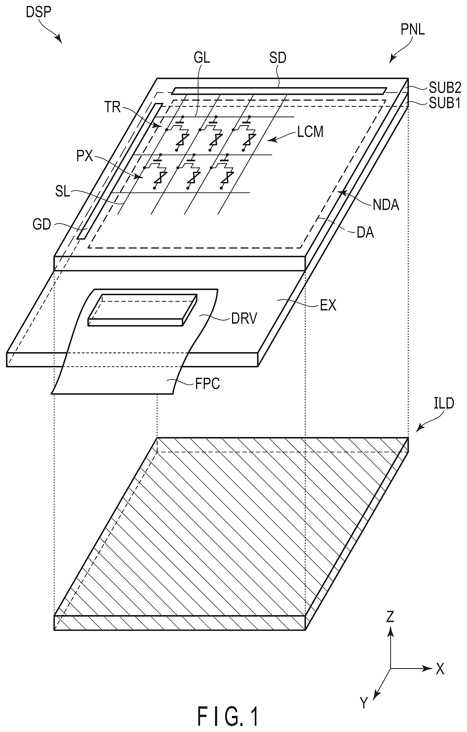 Patent US12581694 — Semiconductor device and display device — Figure 1