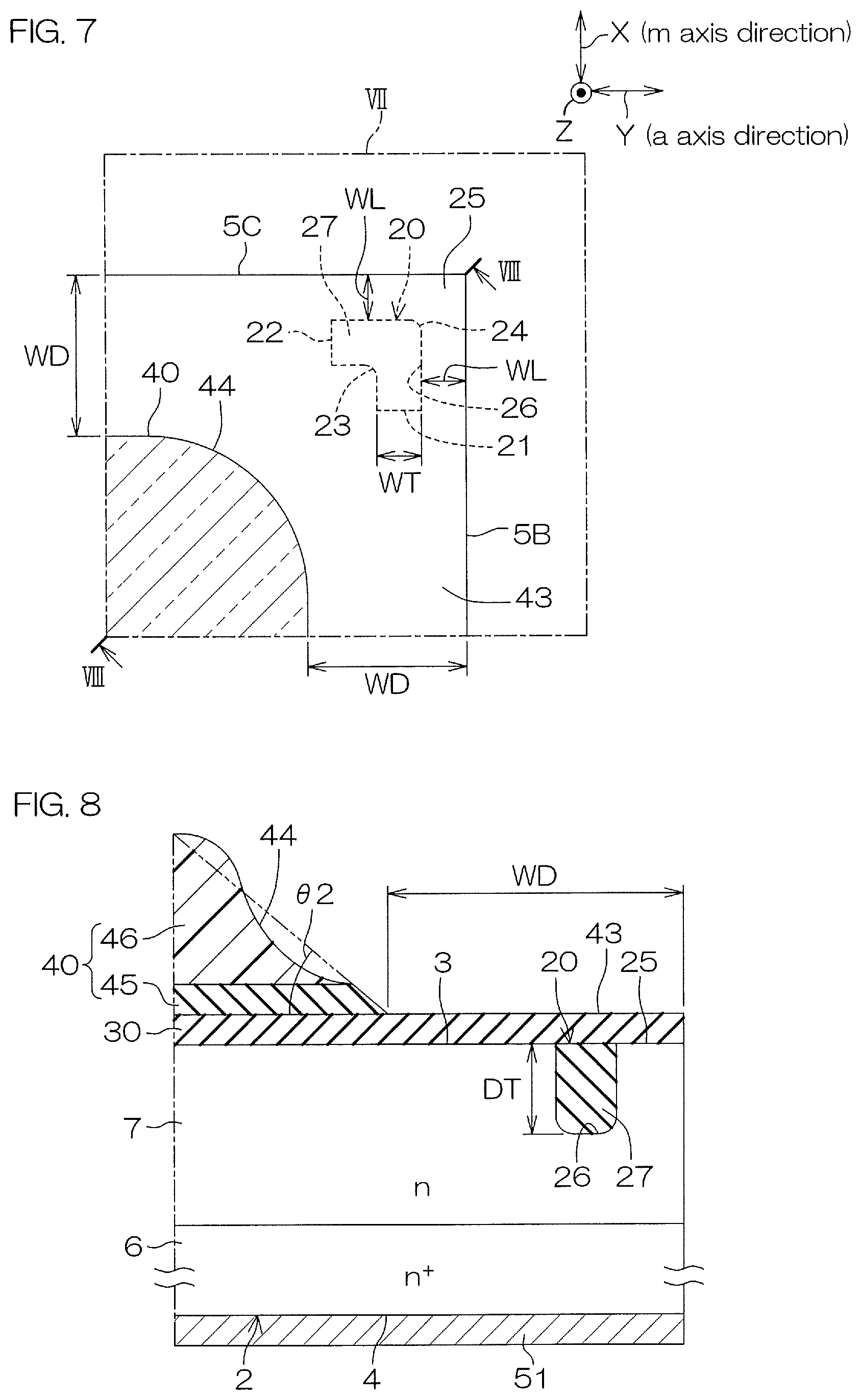 Patent US12581708 Figure 7 – SiC semiconductor device, and manufacturing method therefor