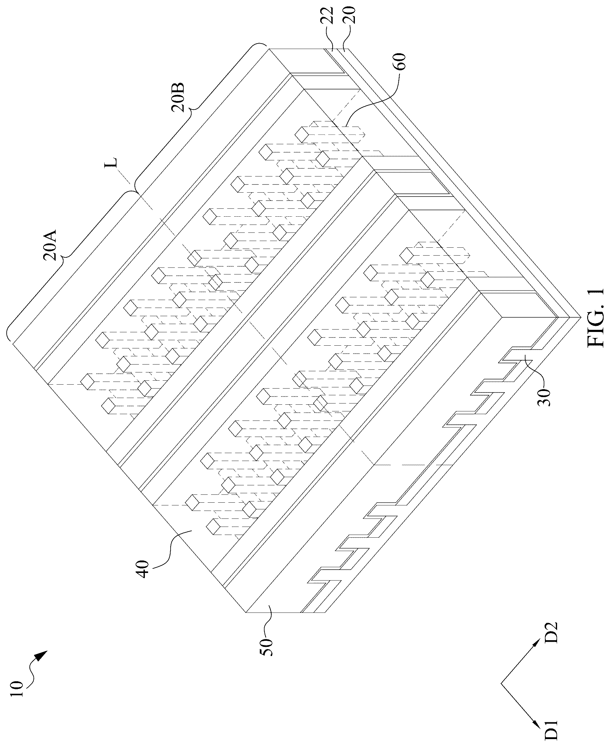 Patent US12581711 — Semiconductor structure and method of manufacturing the same — Figure 1
