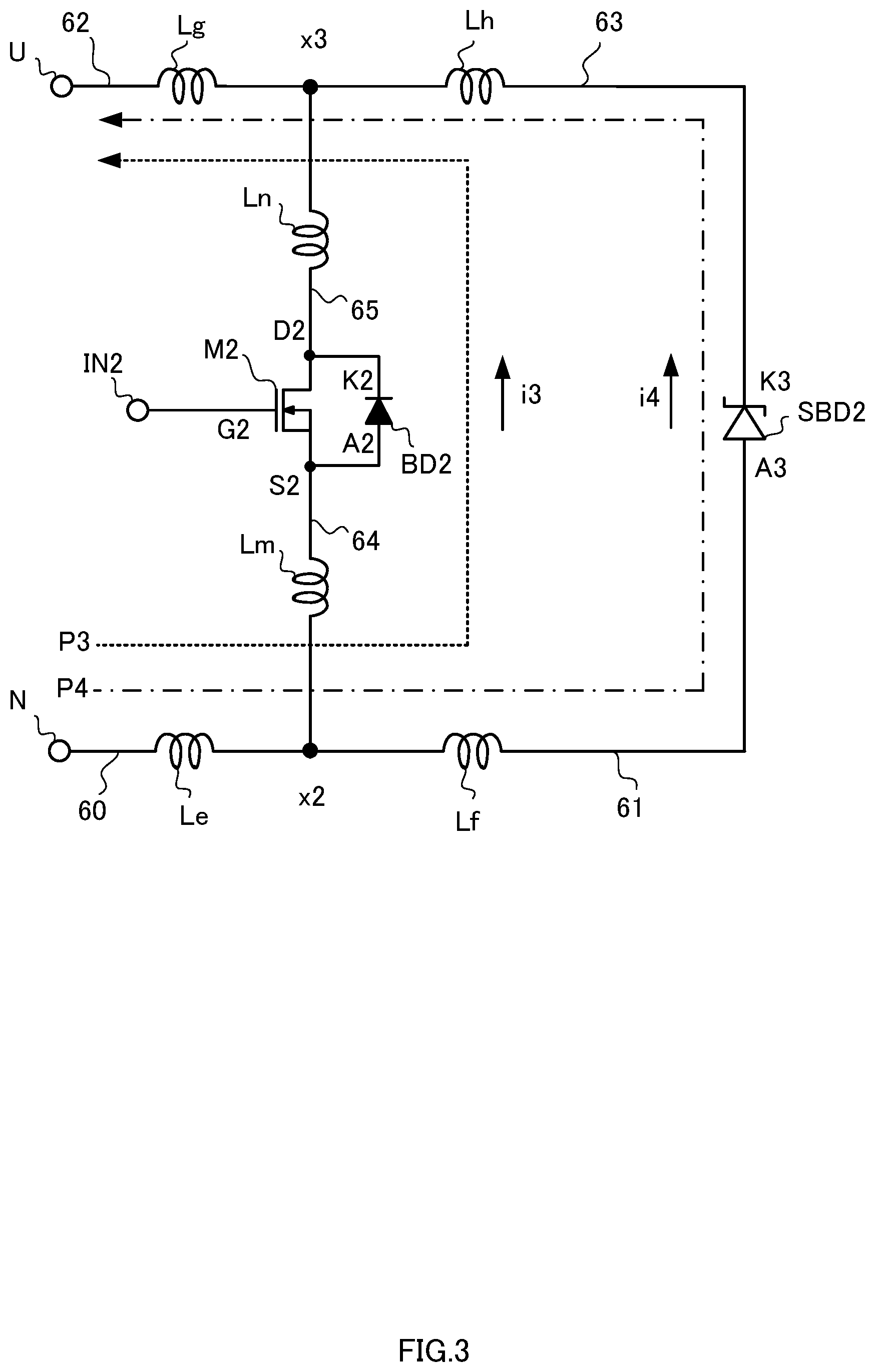 Patent US12581727 Figure 3 – Electronic circuit and semiconductor module