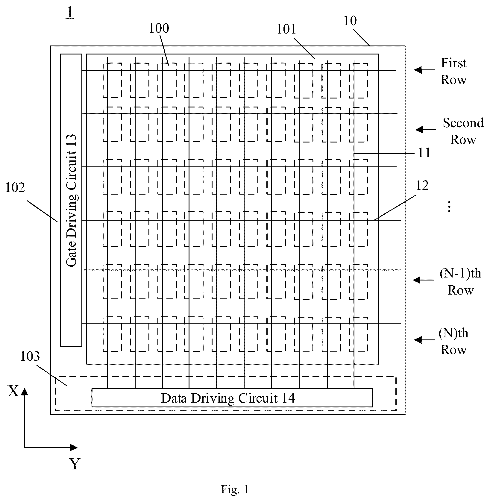 Patent US12581732 — Display substrate — Figure 1