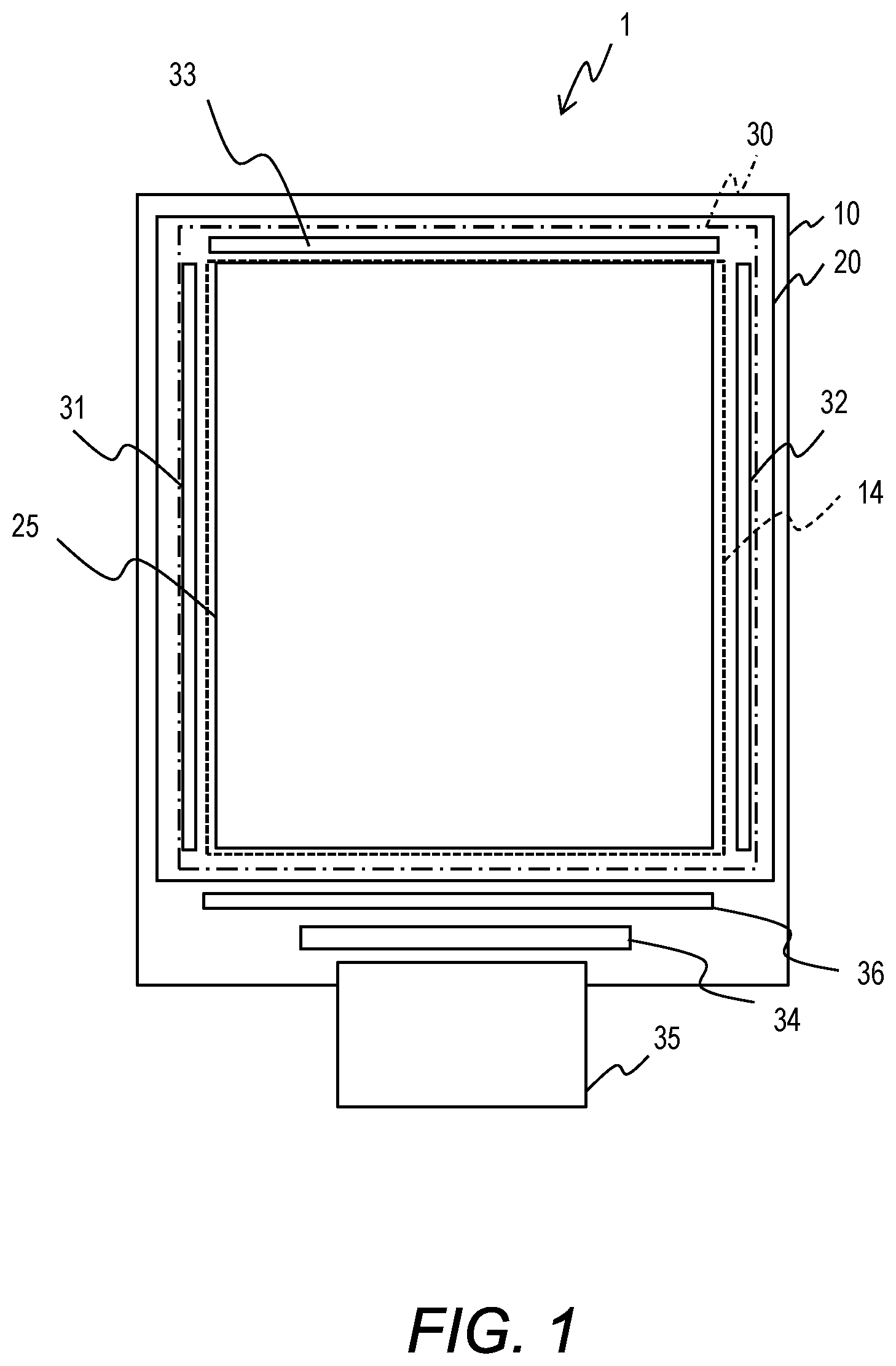 Patent US12581733 — Thin-film transistor device and method of manufacturing the same — Figure 1