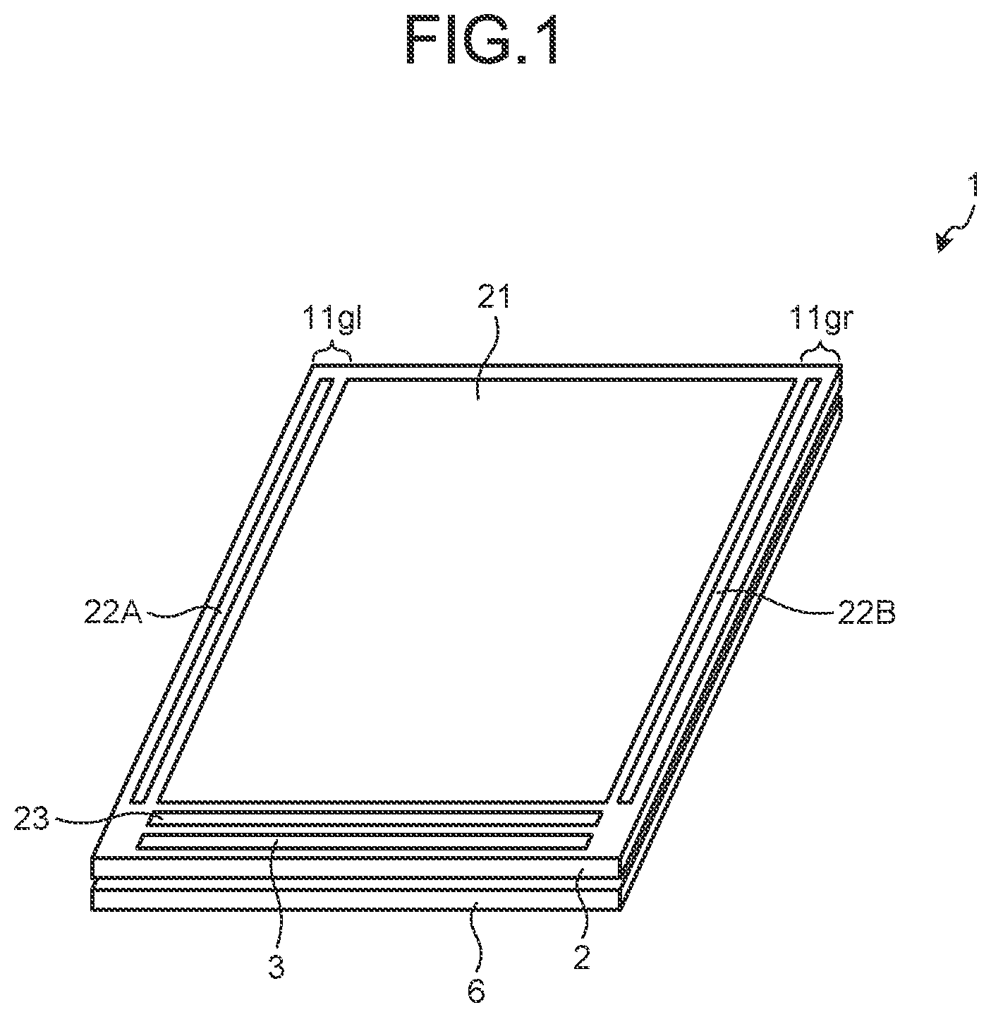Patent US12581736 — TFT substrate and TFT substrate manufacturing method — Figure 1