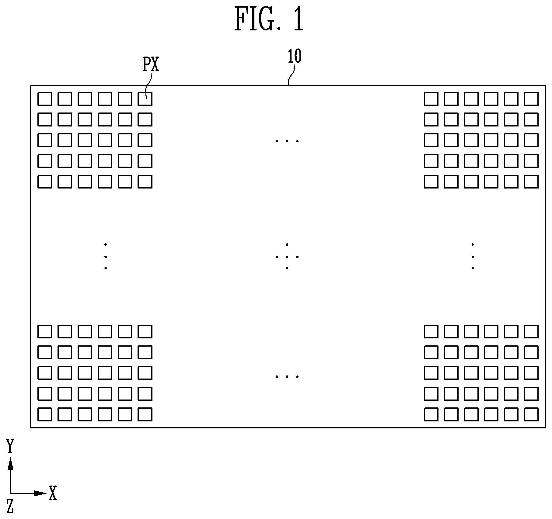 Patent US12581738 Figure 1 – Display device and method of manufacturing the display device