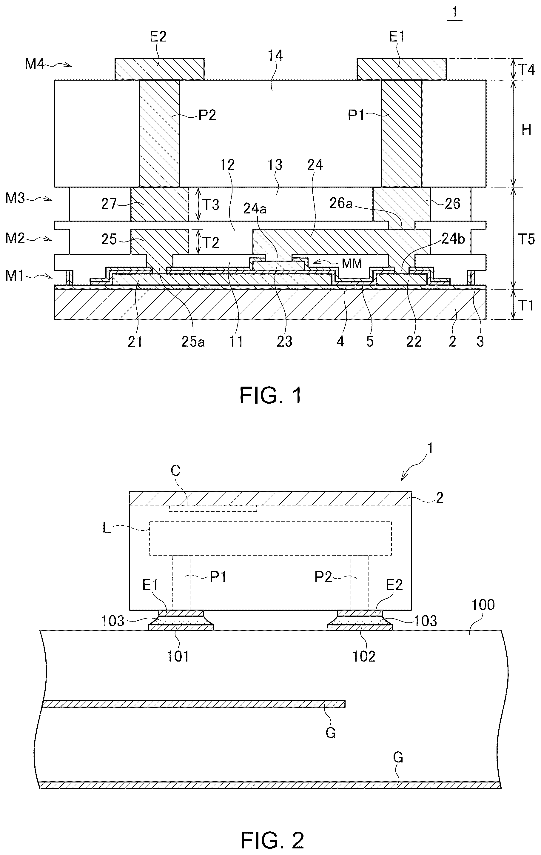 Patent US12581743 — Electronic component and apparatus — Figure 1
