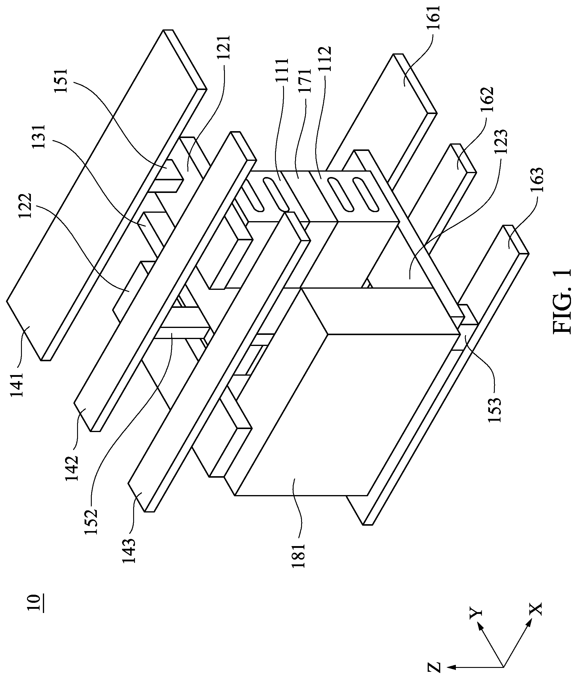 Patent US12581745 Figure 1 – Integrated circuit and system for fabricating the same