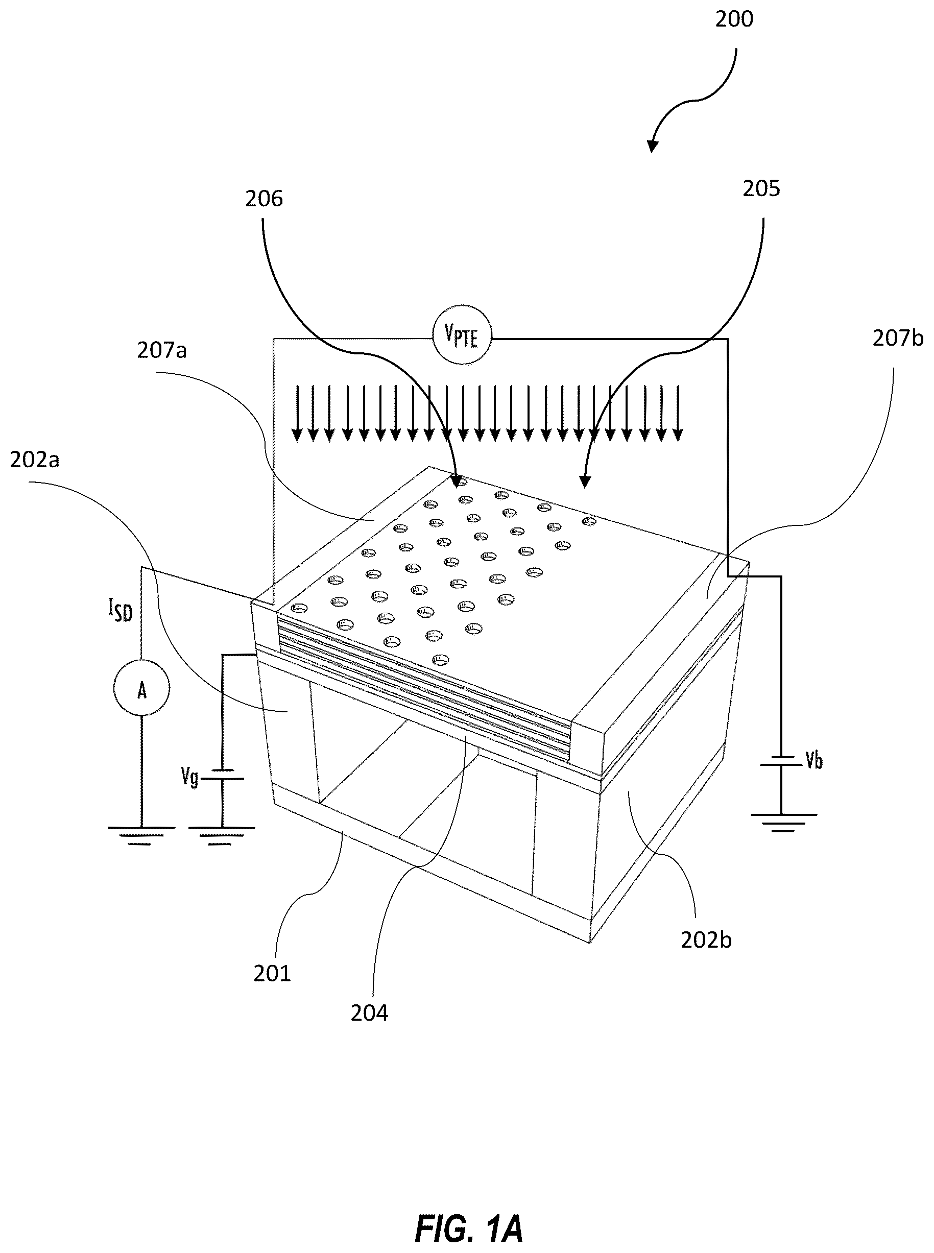 Patent US12581752 — IR photodetector with intercalated graphene layer and related methods — Figure 1