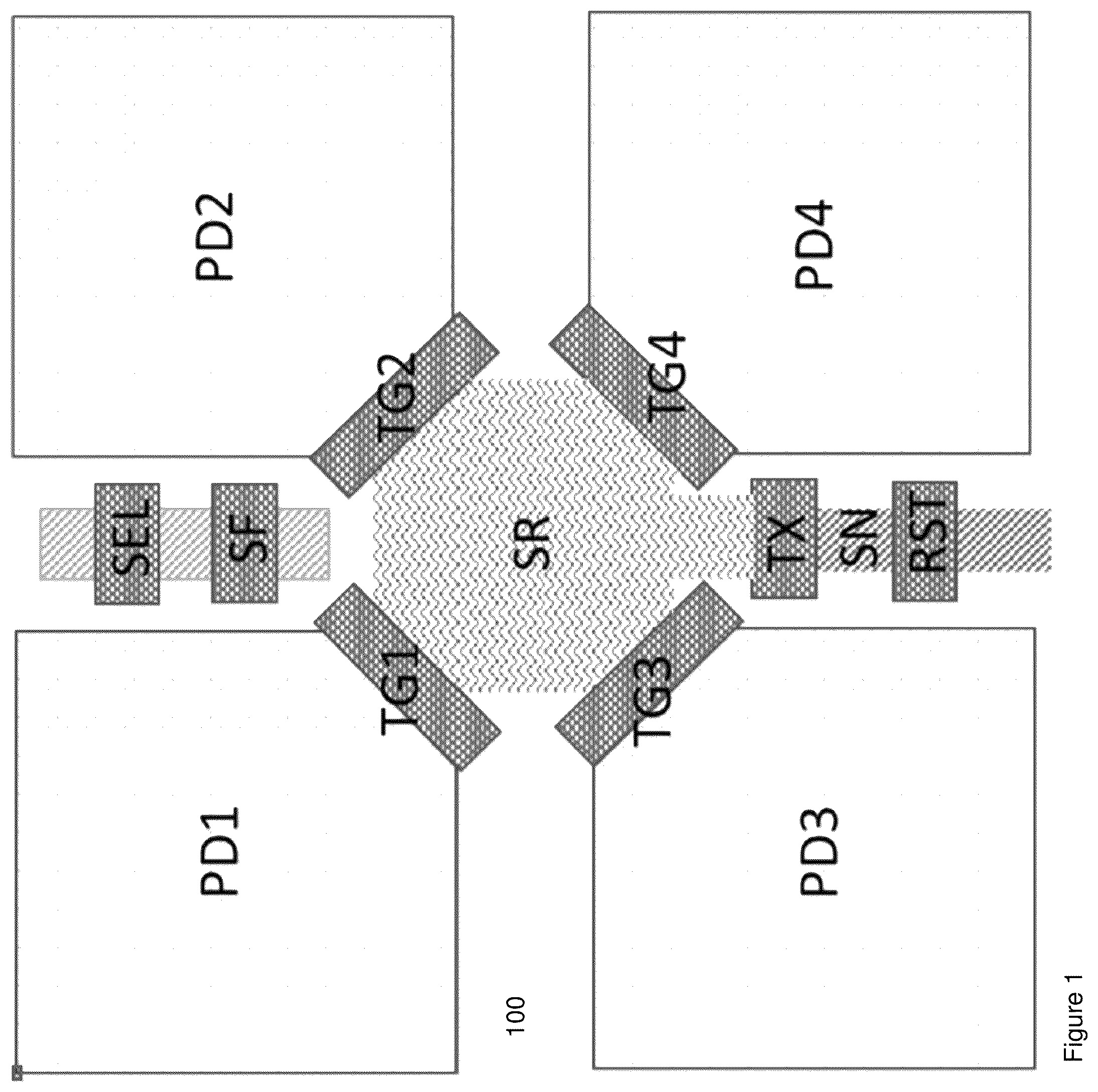 Patent US12581757 Figure 1 – Multiresolution imager for night vision