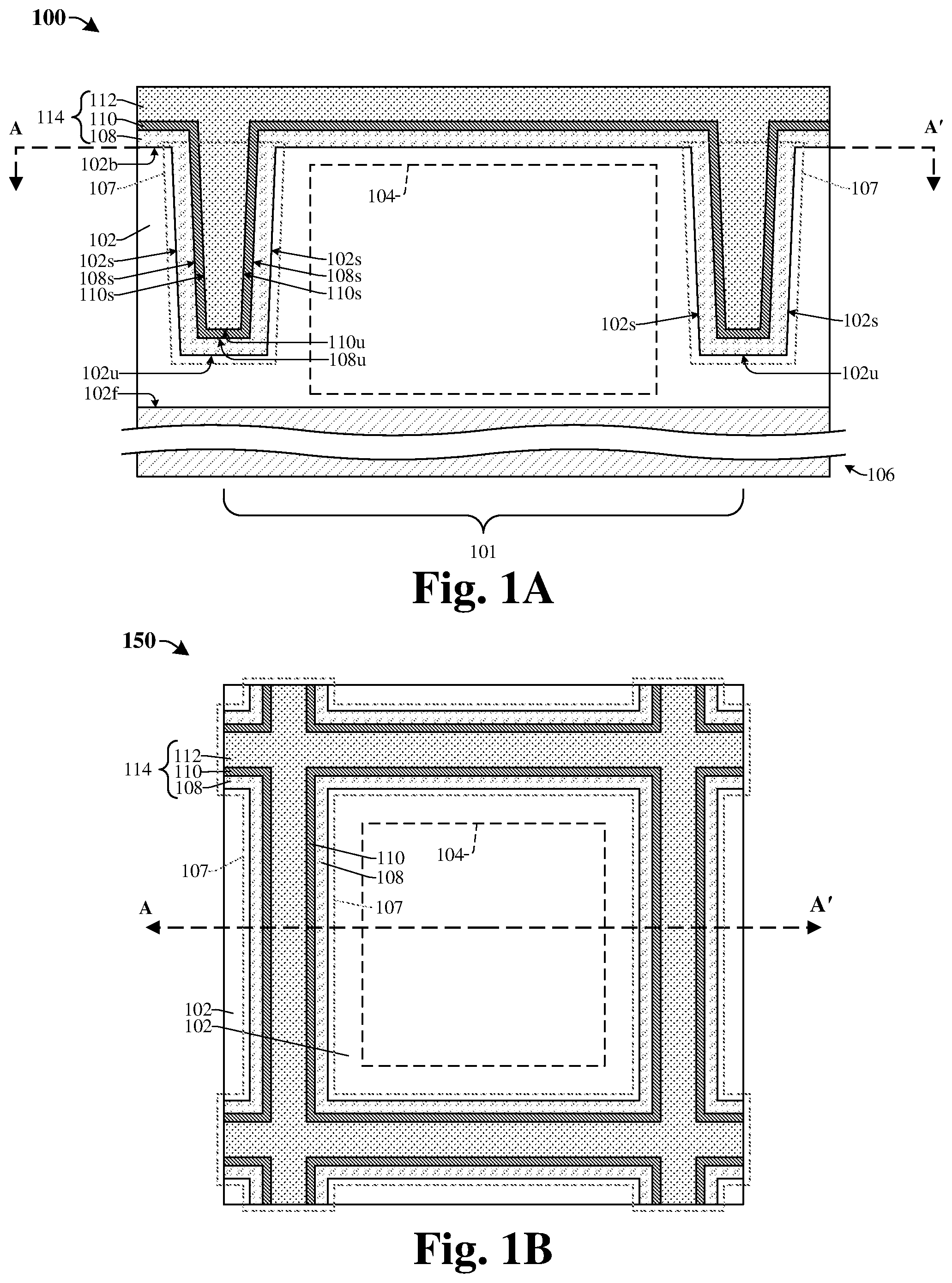 Patent US12581762 Figure 1 – Enhanced trench isolation structure