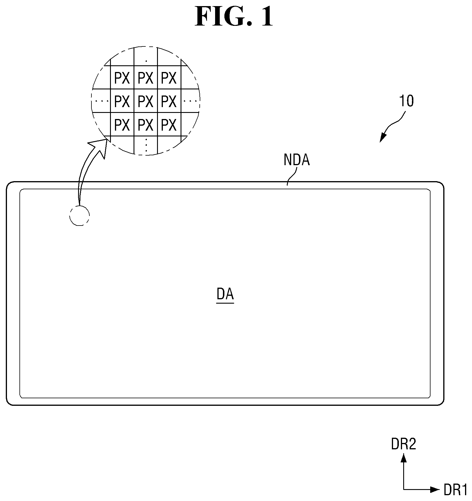 Patent US12581777 — Display device — Figure 1