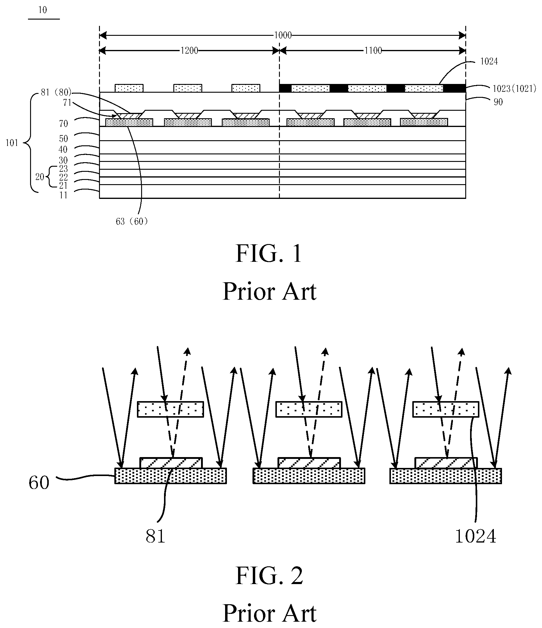 Patent US12581800 — Display panel and mobile terminal — Figure 1