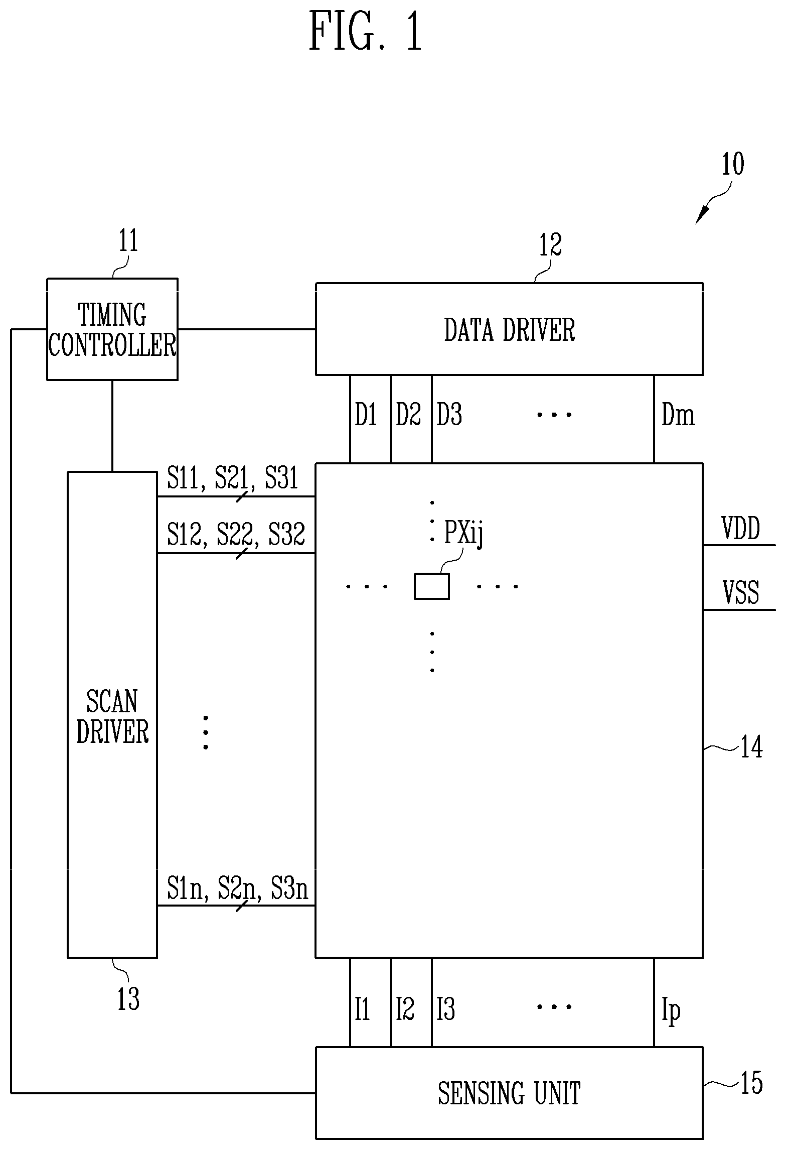 Patent US12581802 — Display device and driving method thereof — Figure 1