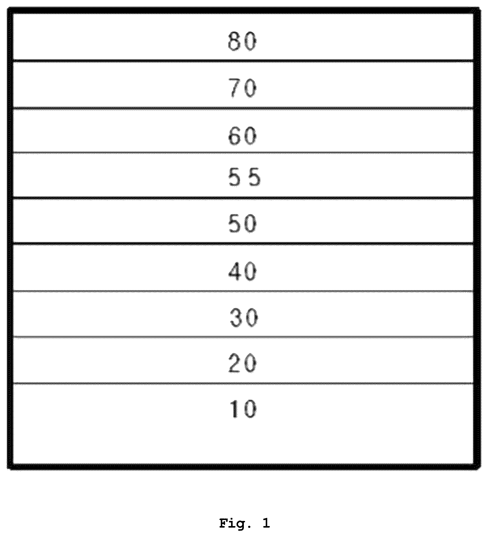 Patent US12581854 Figure 1 – Organic light emitting diode for high efficiency