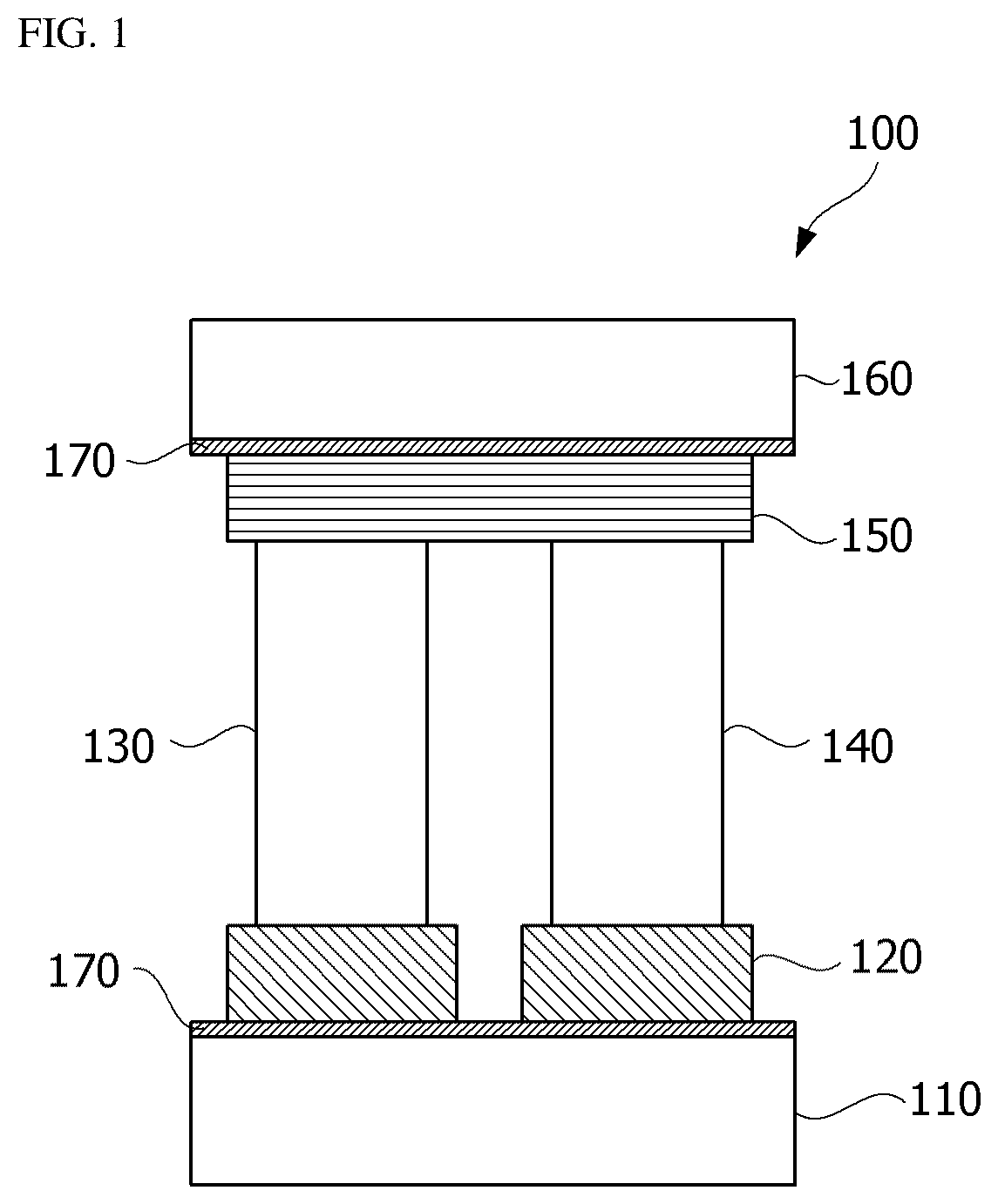 Patent US12581855 — Thermoelectric module — Figure 1