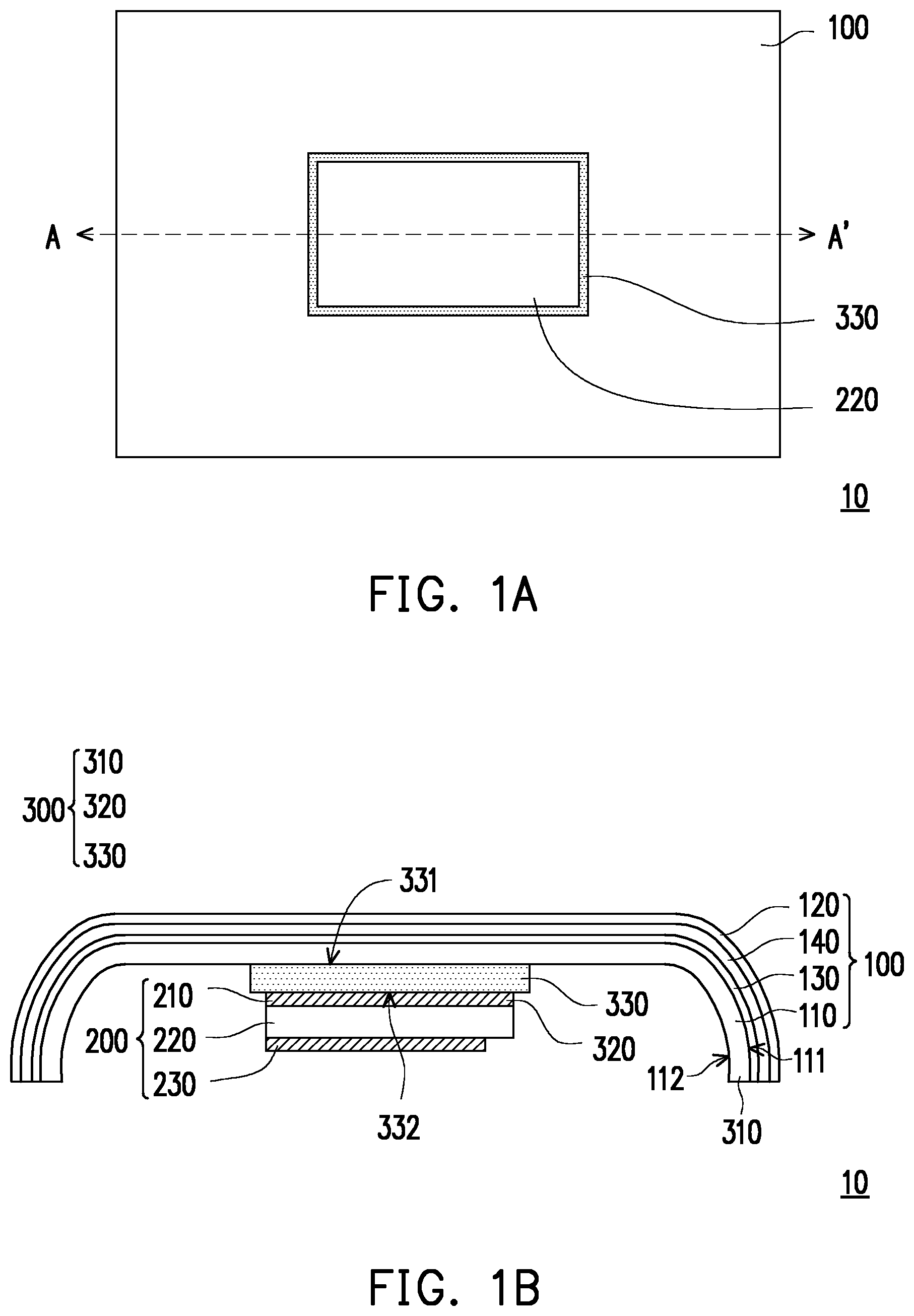 Patent US12581861 — Acoustic wave transmitting structure and display device that maintain high sound intensity — Figure 1