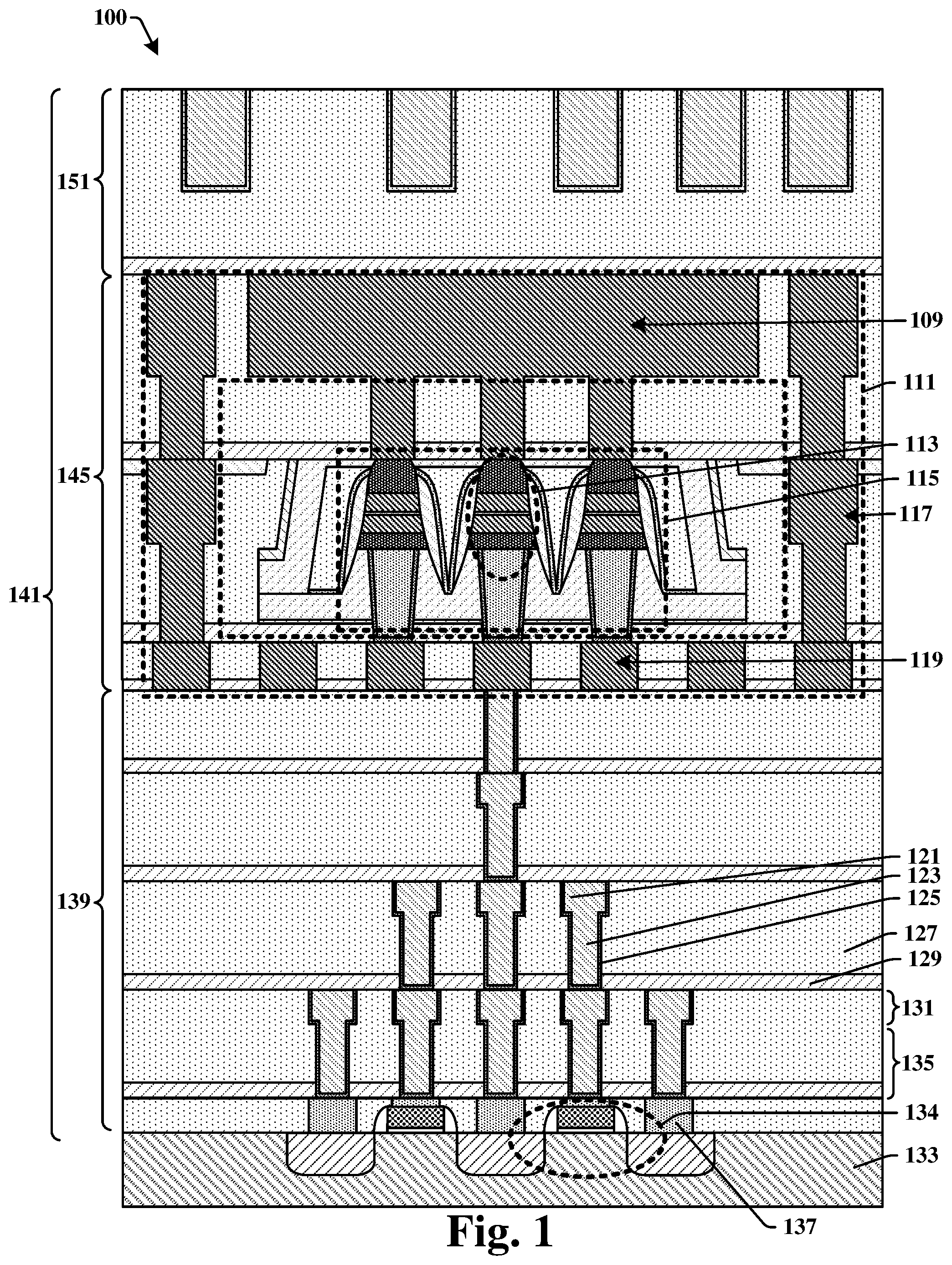 Patent US12581866 Figure 1 – Memory device and method for fabricating the same