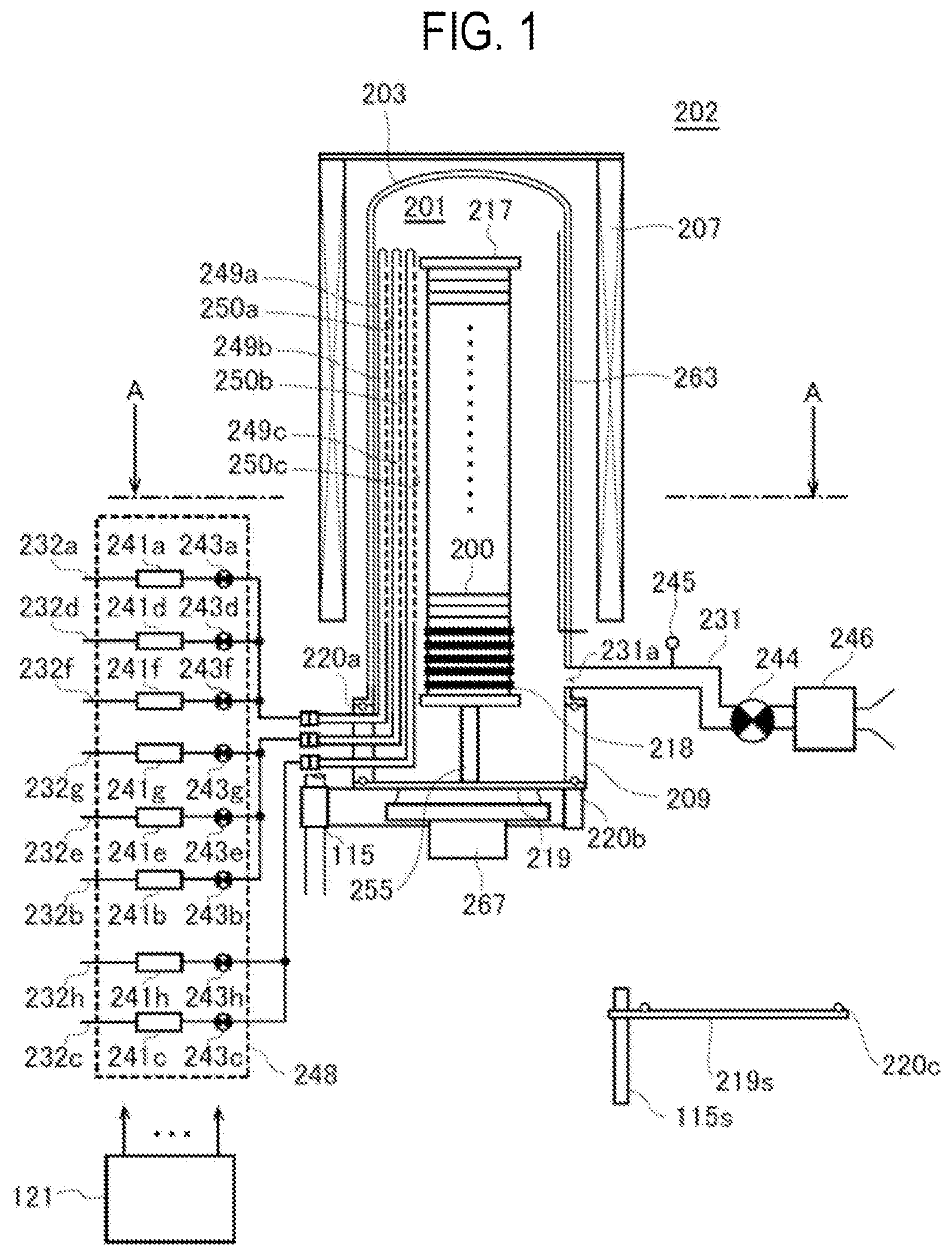 Patent US12581878 — Method of processing substrate, method of manufacturing semiconductor device, substrate processing apparatus, and recording medium — Figure 1