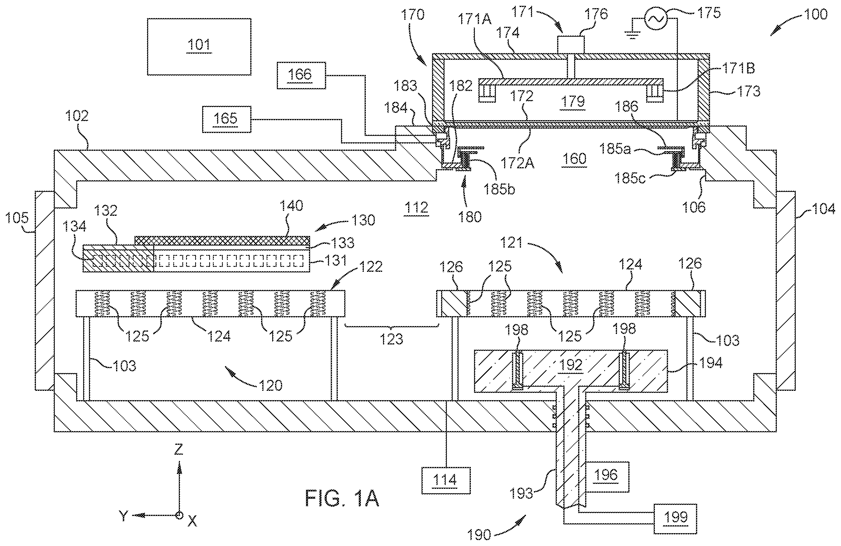 Patent US12581900 Figure 1 – Semiconductor process equipment