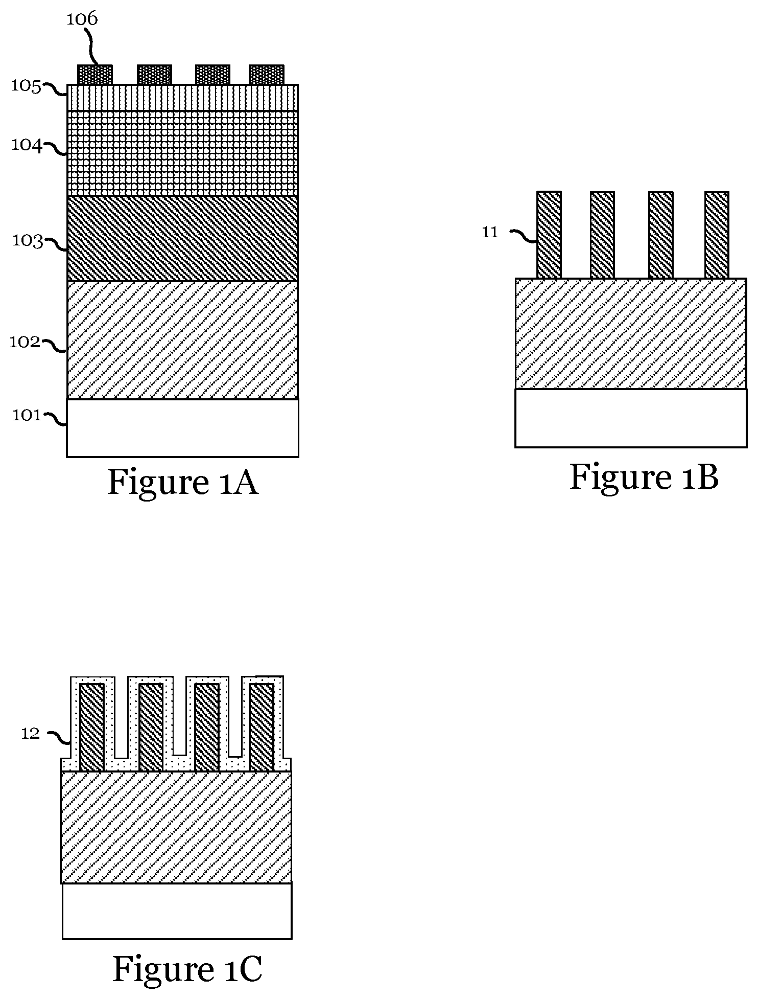 Patent US12581921 — Multiple patterning with selective mandrel formation — Figure 1