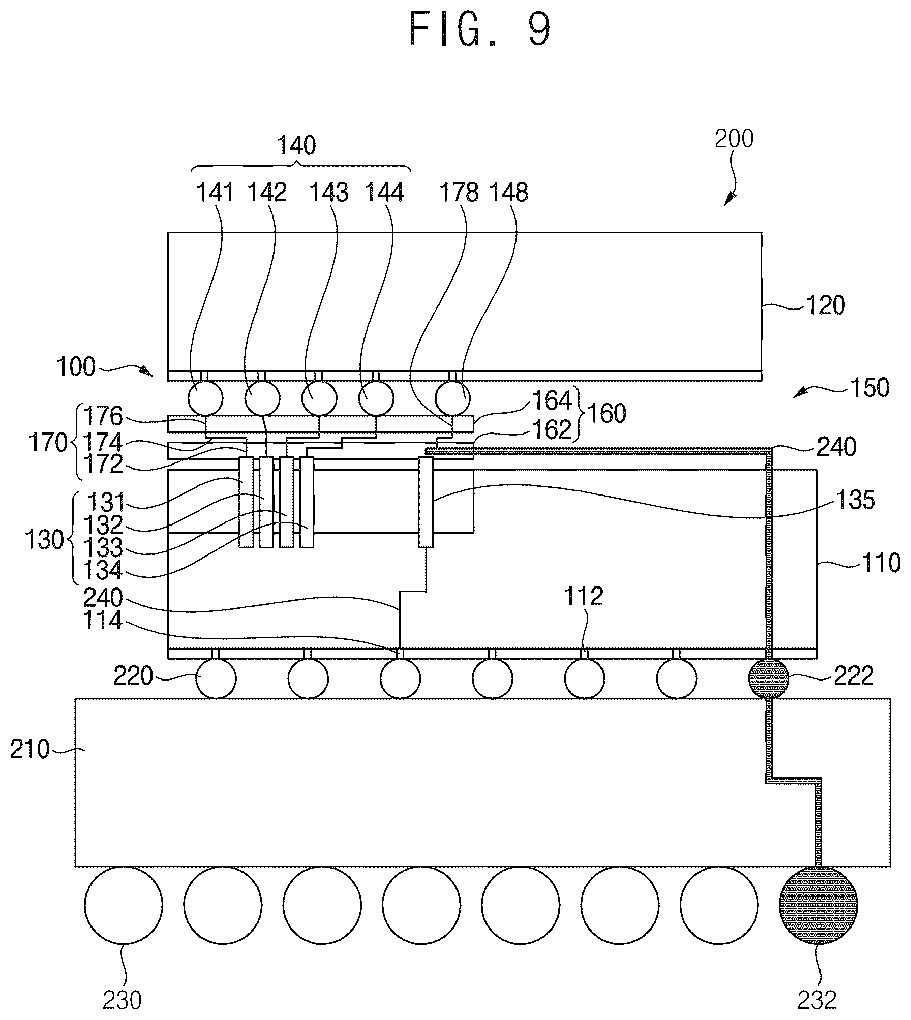 Patent US12581932 Figure 9 – Integrated circuit device and semiconductor package including the same