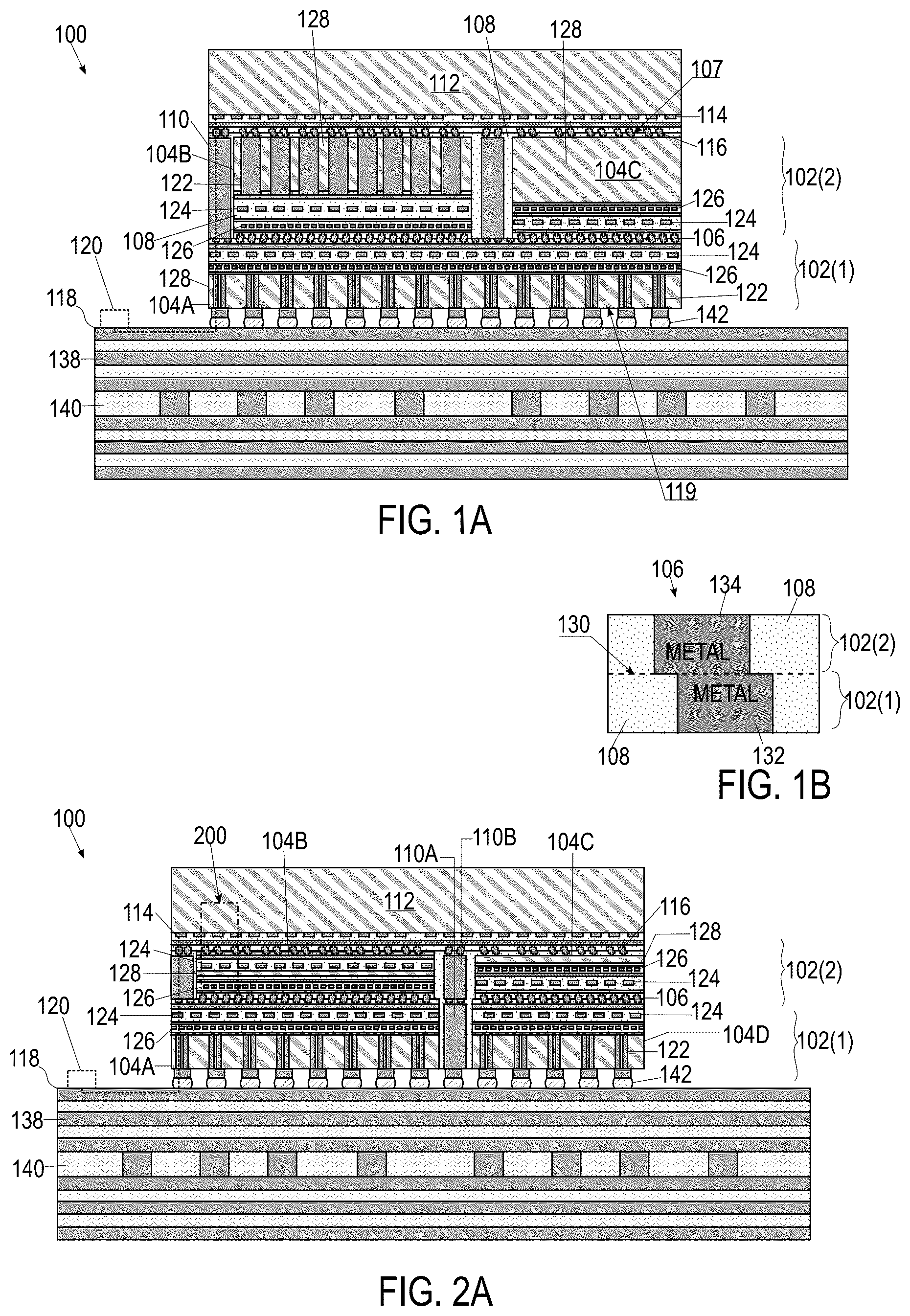 Patent US12581938 — Package architecture for quasi-monolithic chip with backside power — Figure 1