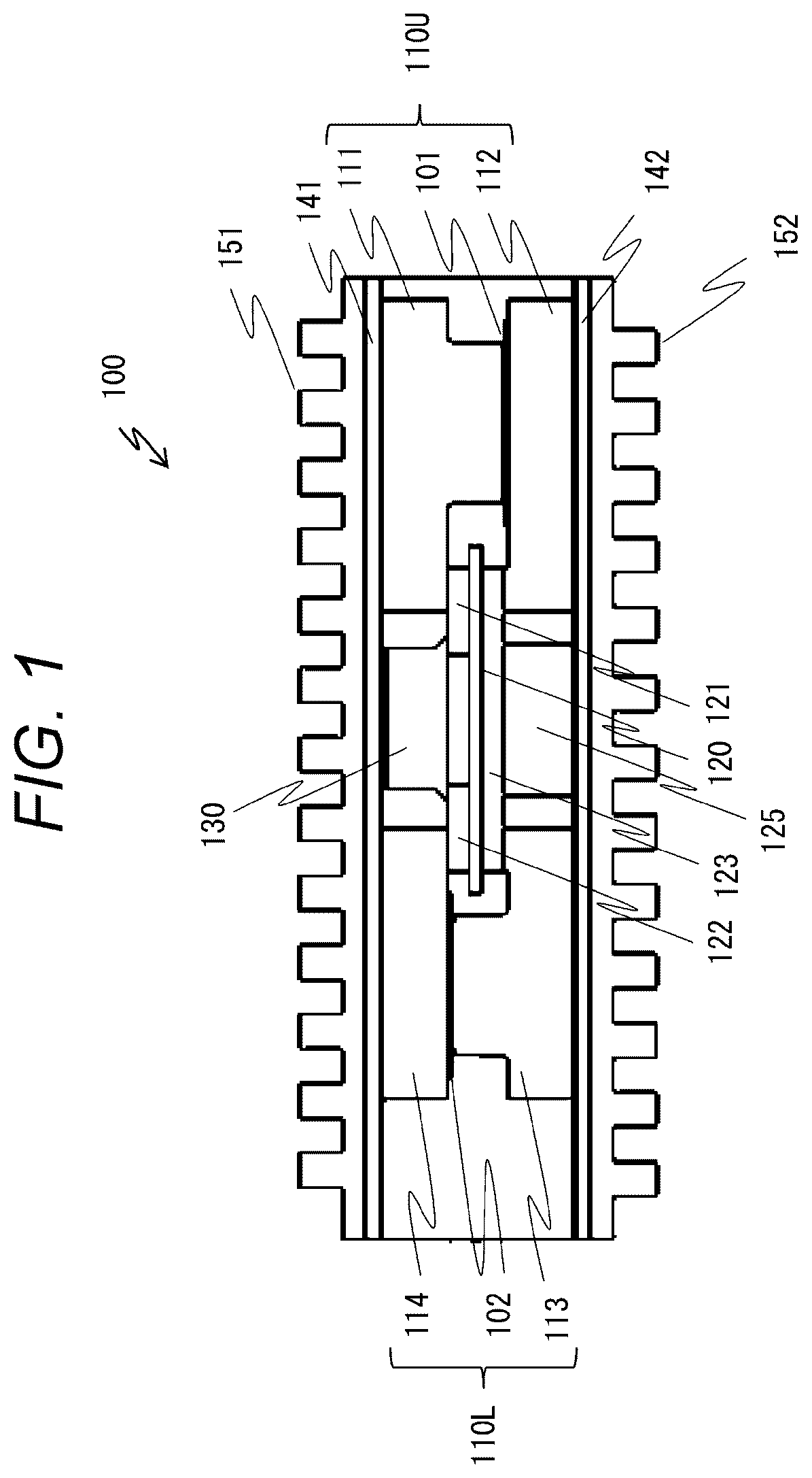 Patent US12581947 — Power semiconductor device, power conversion device, and electric system — Figure 1