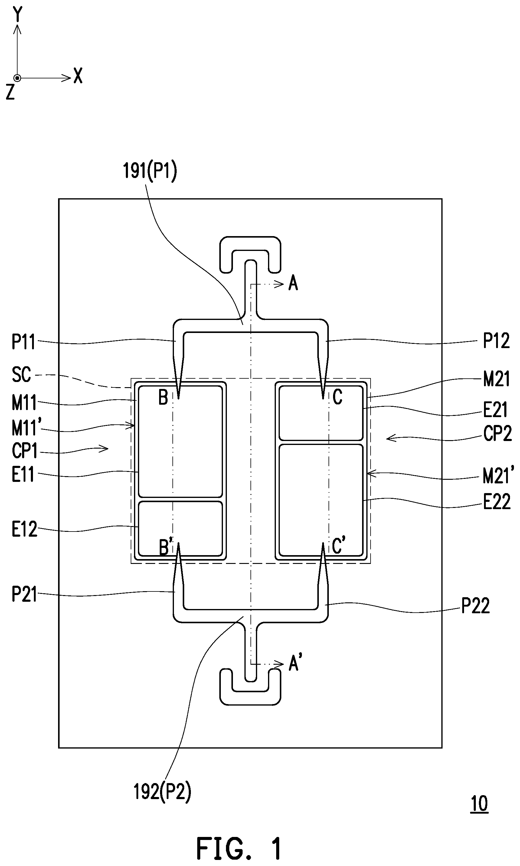 Patent US12581958 — Electronic assembly — Figure 1