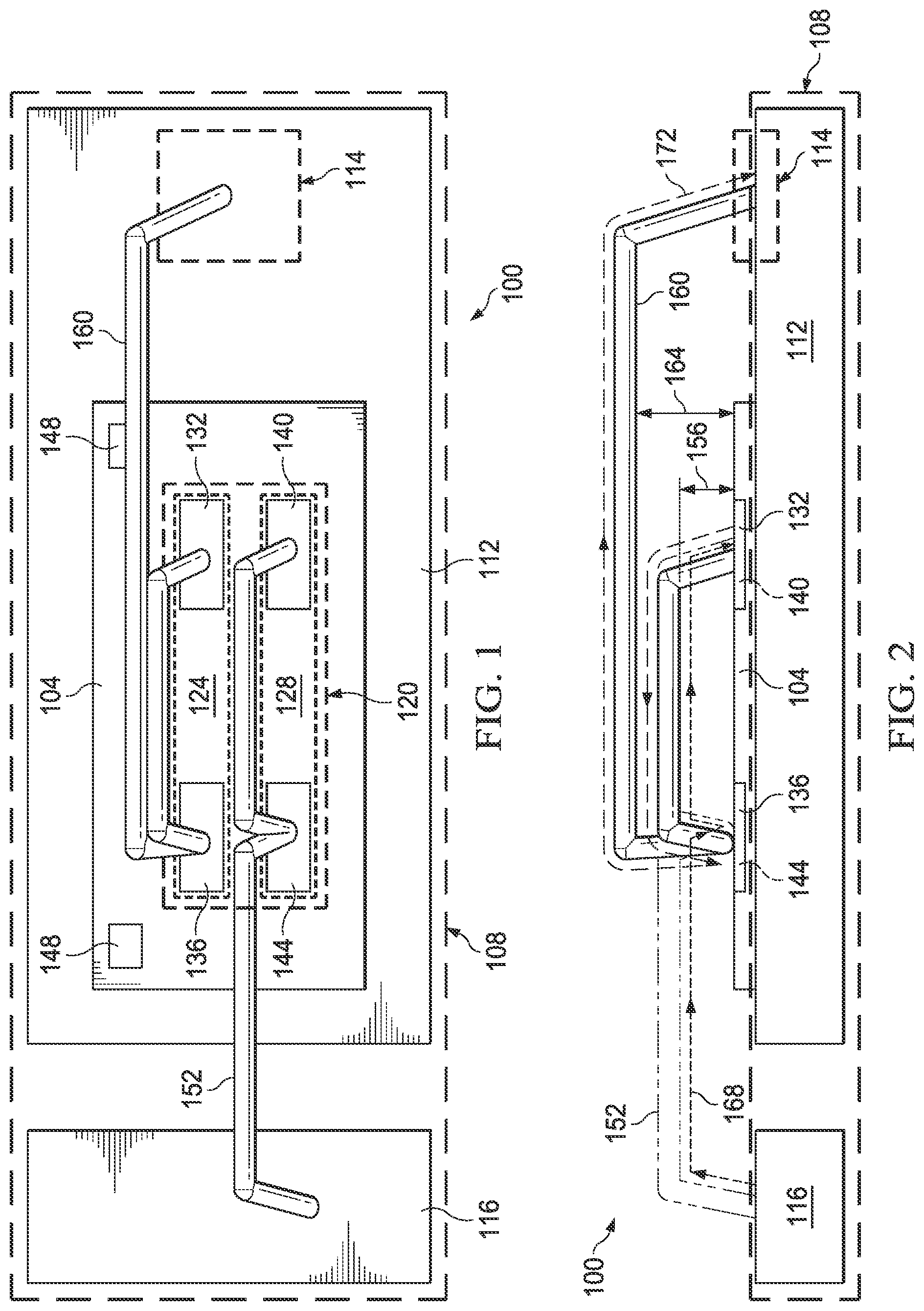 Patent US12581980 — IC package with field effect transistor — Figure 1