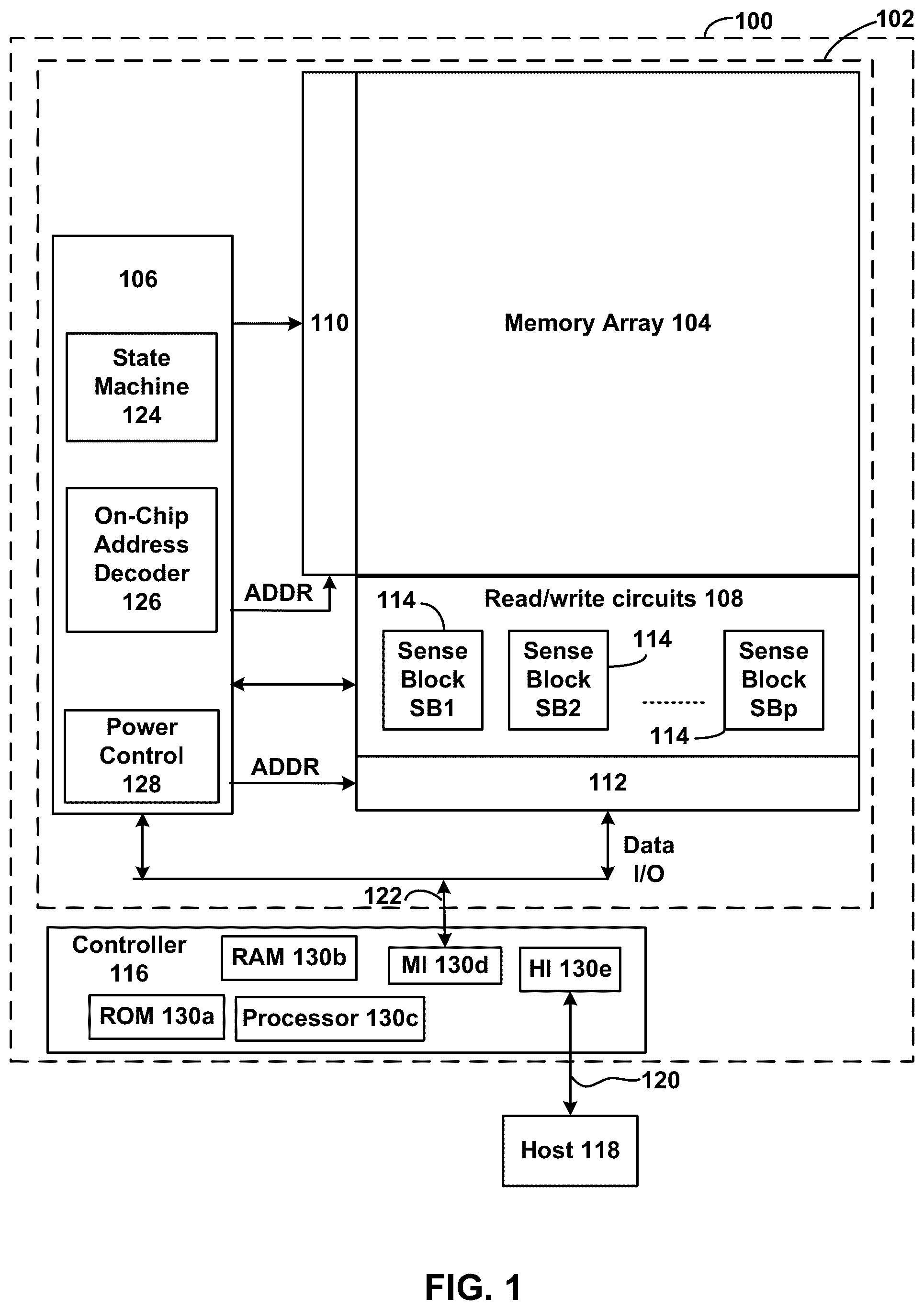 Patent US12581984 — Apparatus and methods for bonding pad redistribution layers in integrated circuits — Figure 1