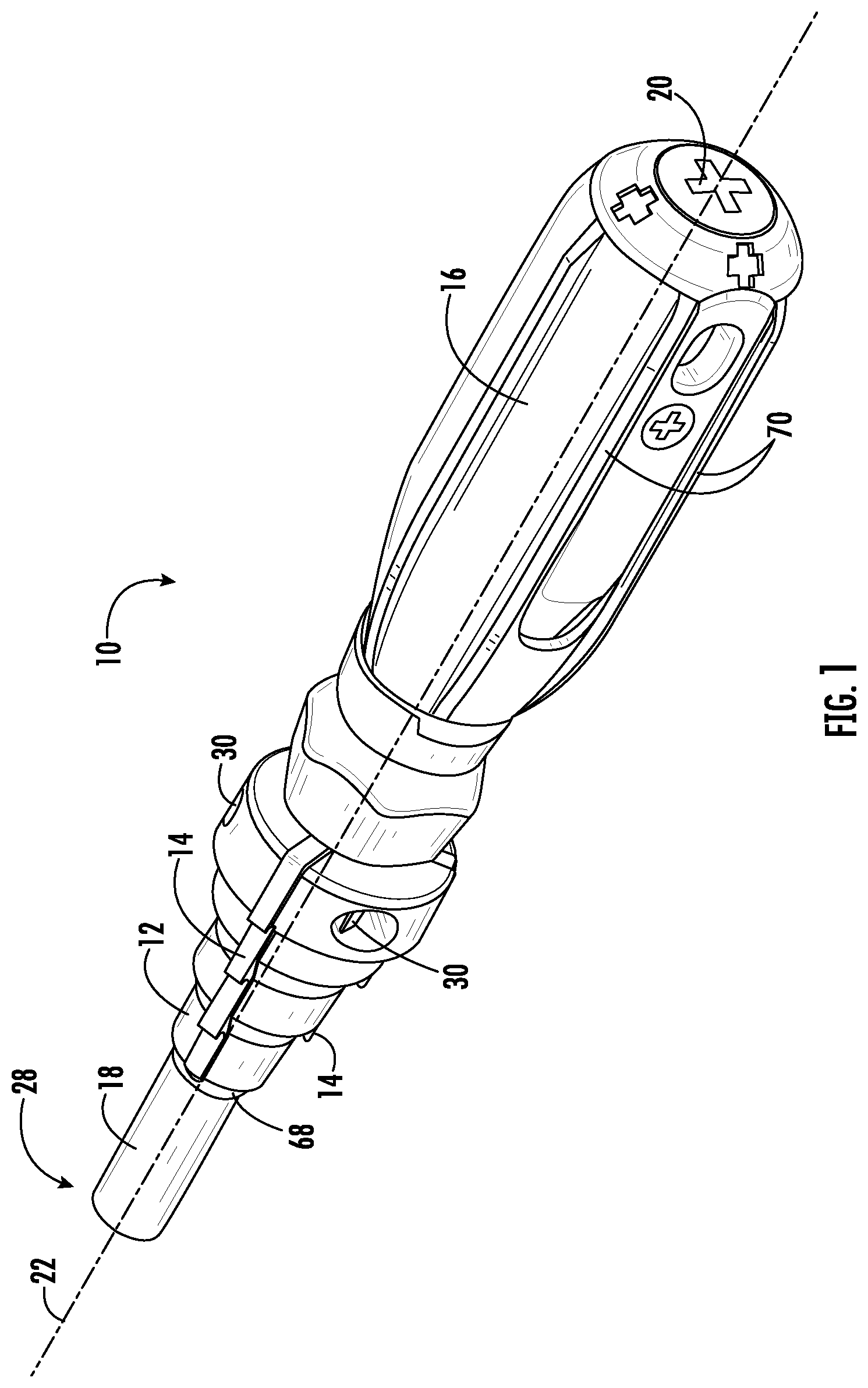 Patent US12583036 Figure 1 – Conduit reamer