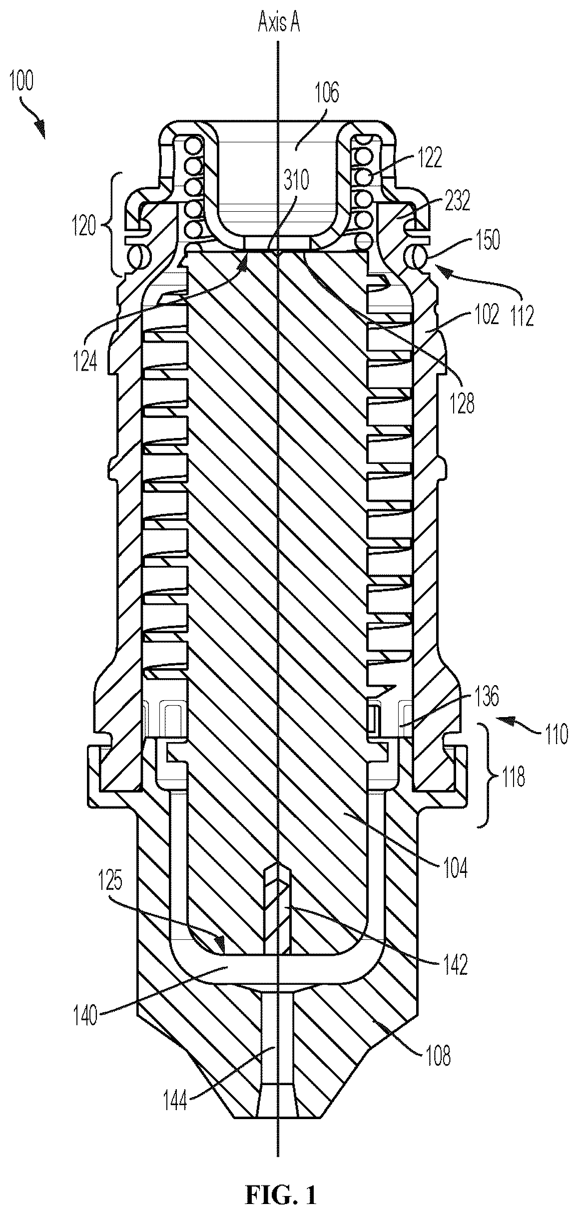 Patent US12583051 — Cost effective cartridge for a plasma arc torch — Figure 1