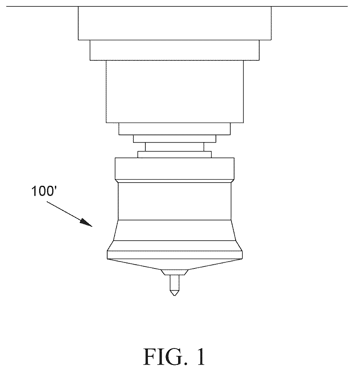 Patent US12583054 — Adaptive tool holder for robotic arm — Figure 1