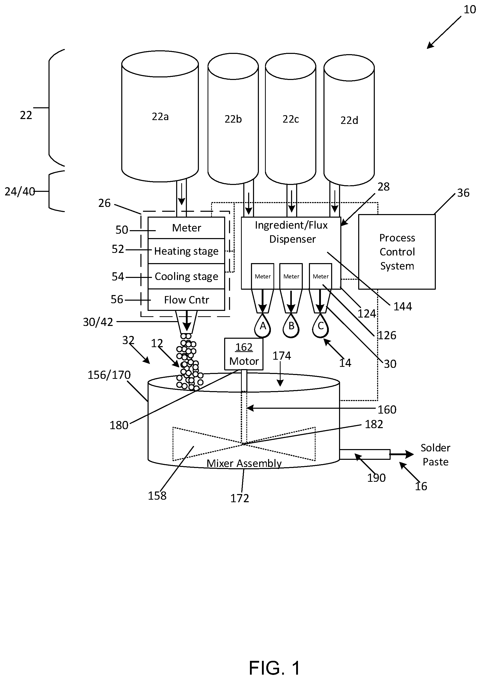 Patent US12583059 — Solder paste on demand apparatus — Figure 1