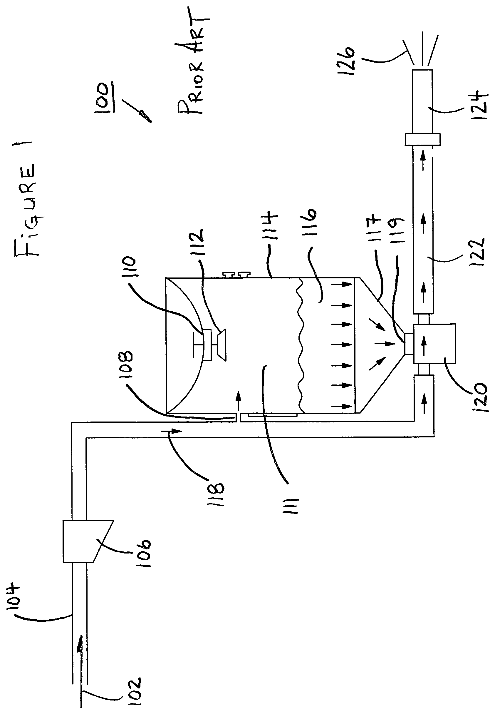 Patent US12583080 Figure 1 – Wet and dry abrasive media blasting system