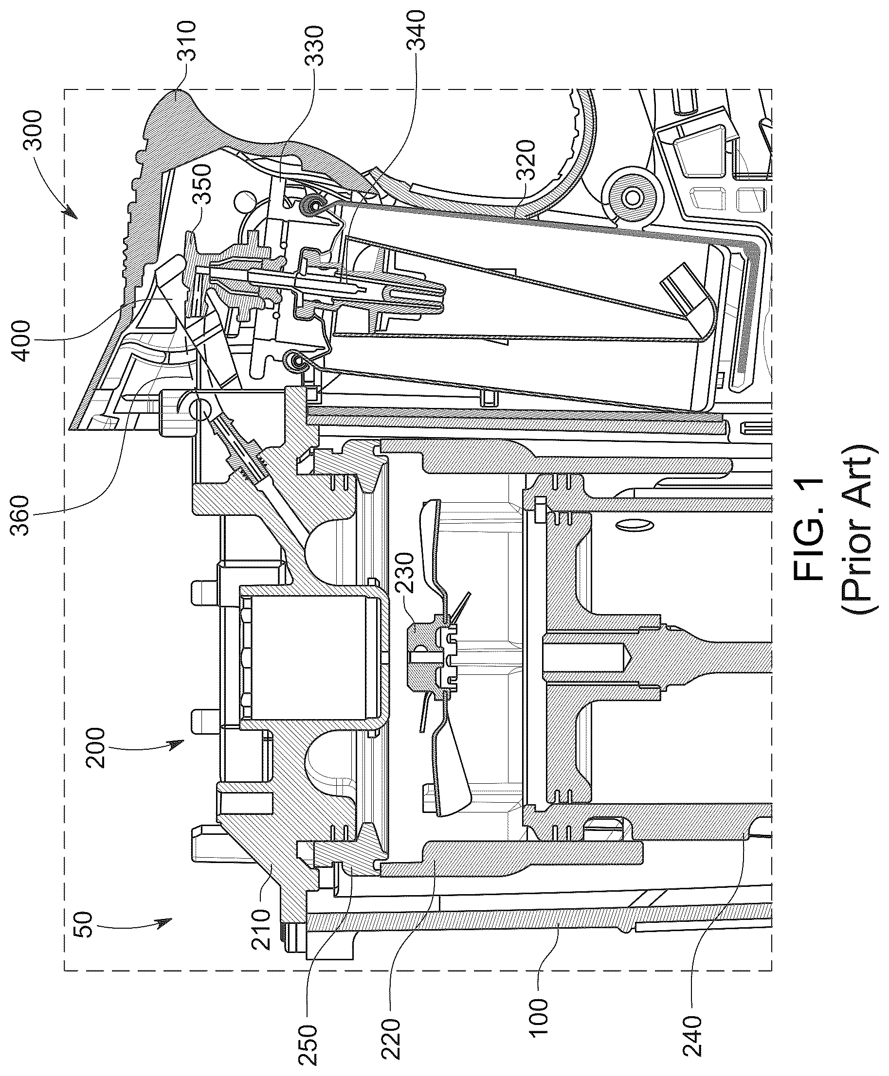 Patent US12583086 — Dosing lever for fastener driving tool — Figure 1