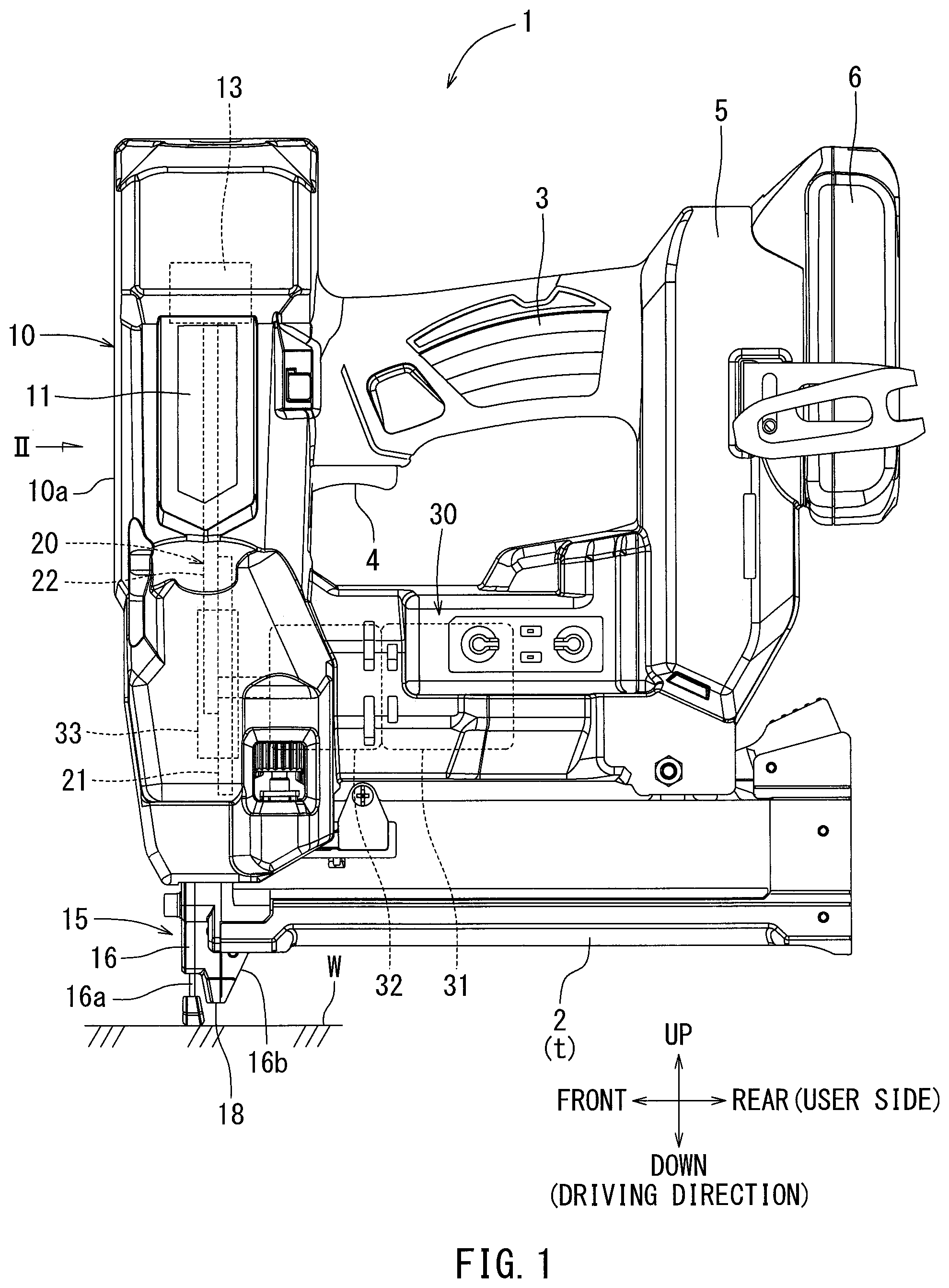 Patent US12583087 — Driving tool — Figure 1