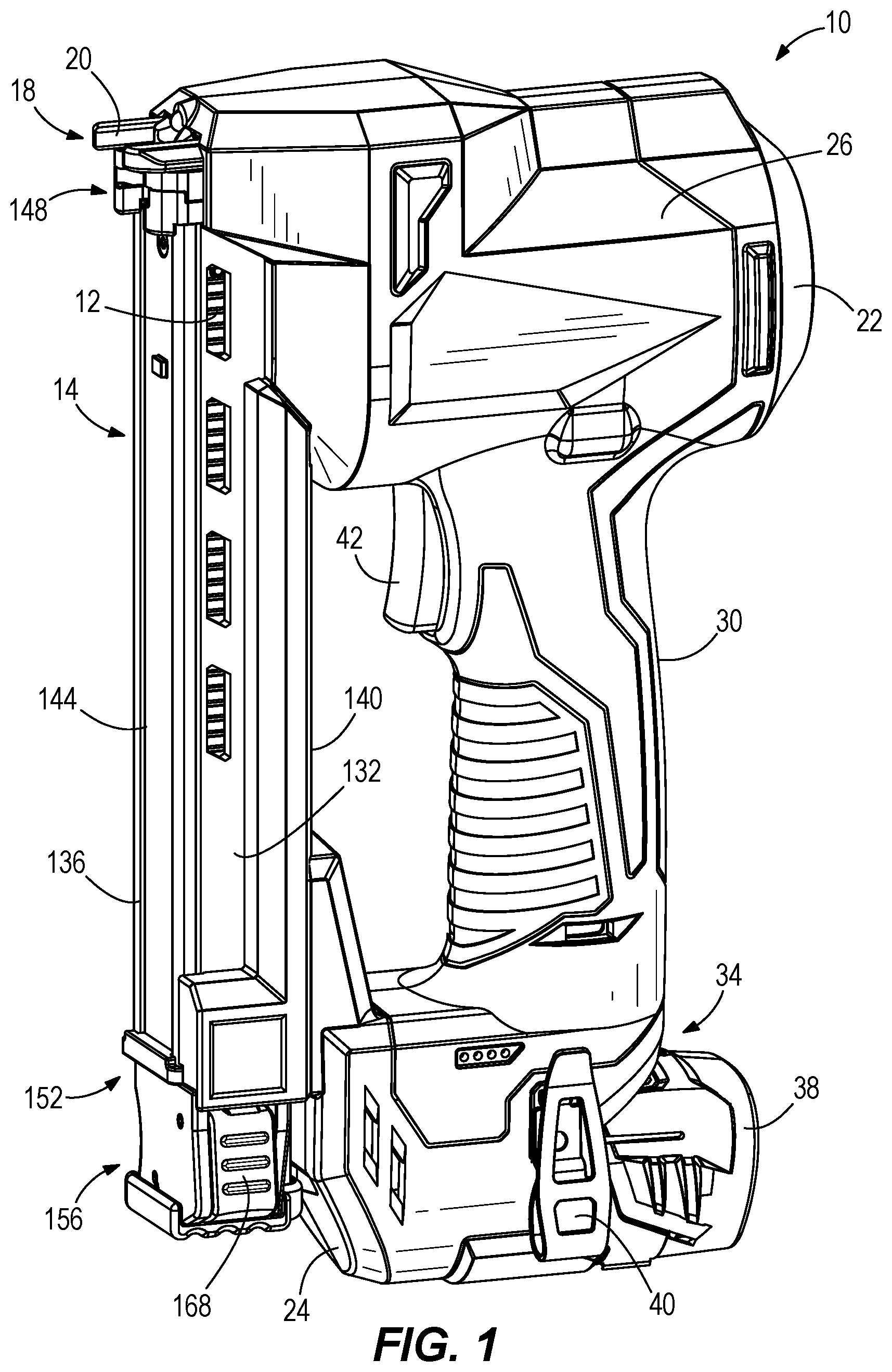 Patent US12583088 — Powered fastener driver — Figure 1