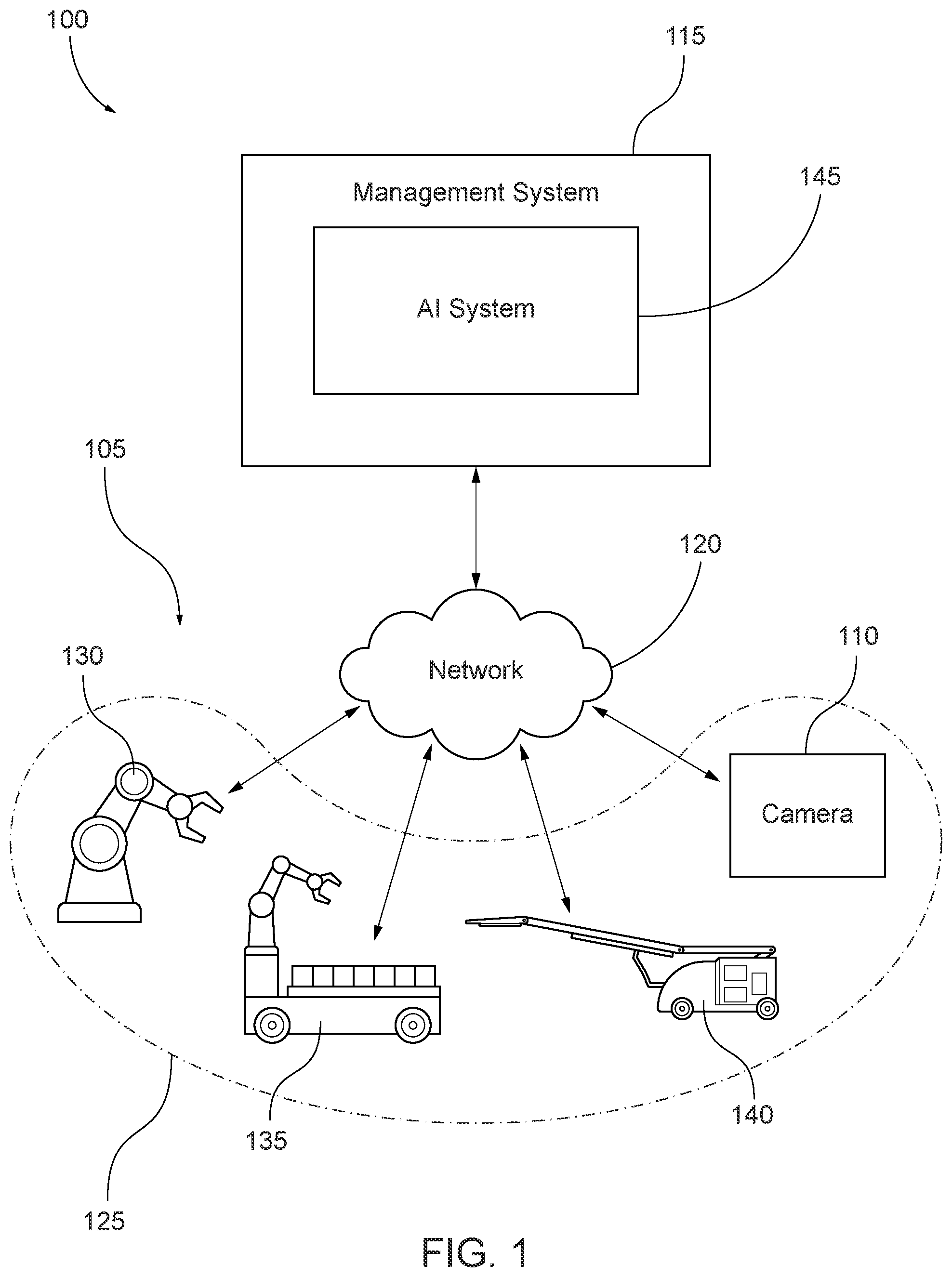 Patent US12583112 — Motion planning technique for robotic systems — Figure 1