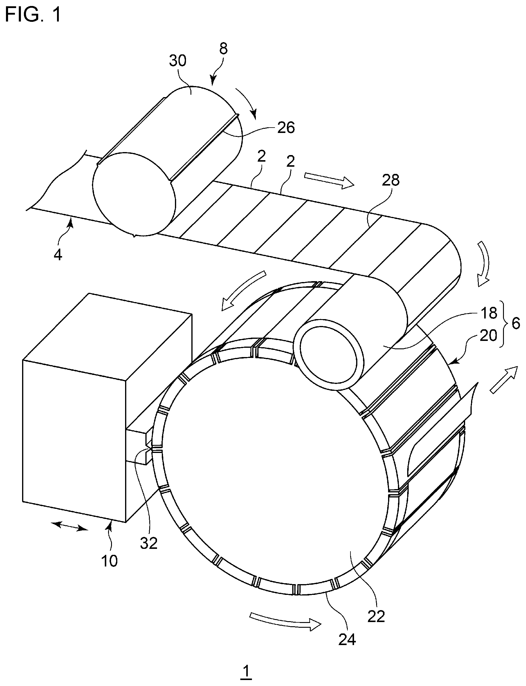 Patent US12583144 Figure 1 – Cutting device and cutting method