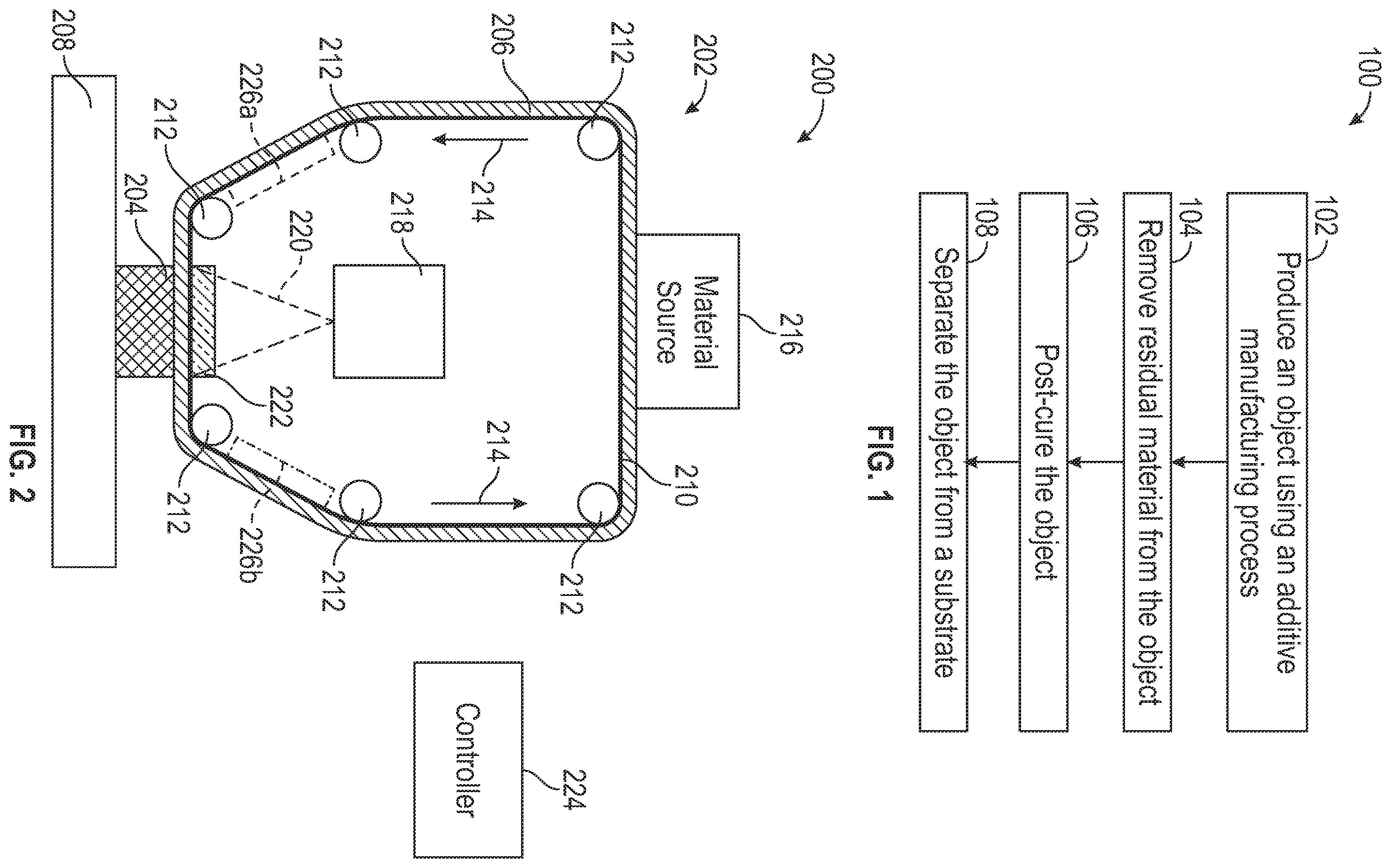 Patent US12583194 — Methods for producing additively manufactured objects with heterogeneous properties — Figure 1