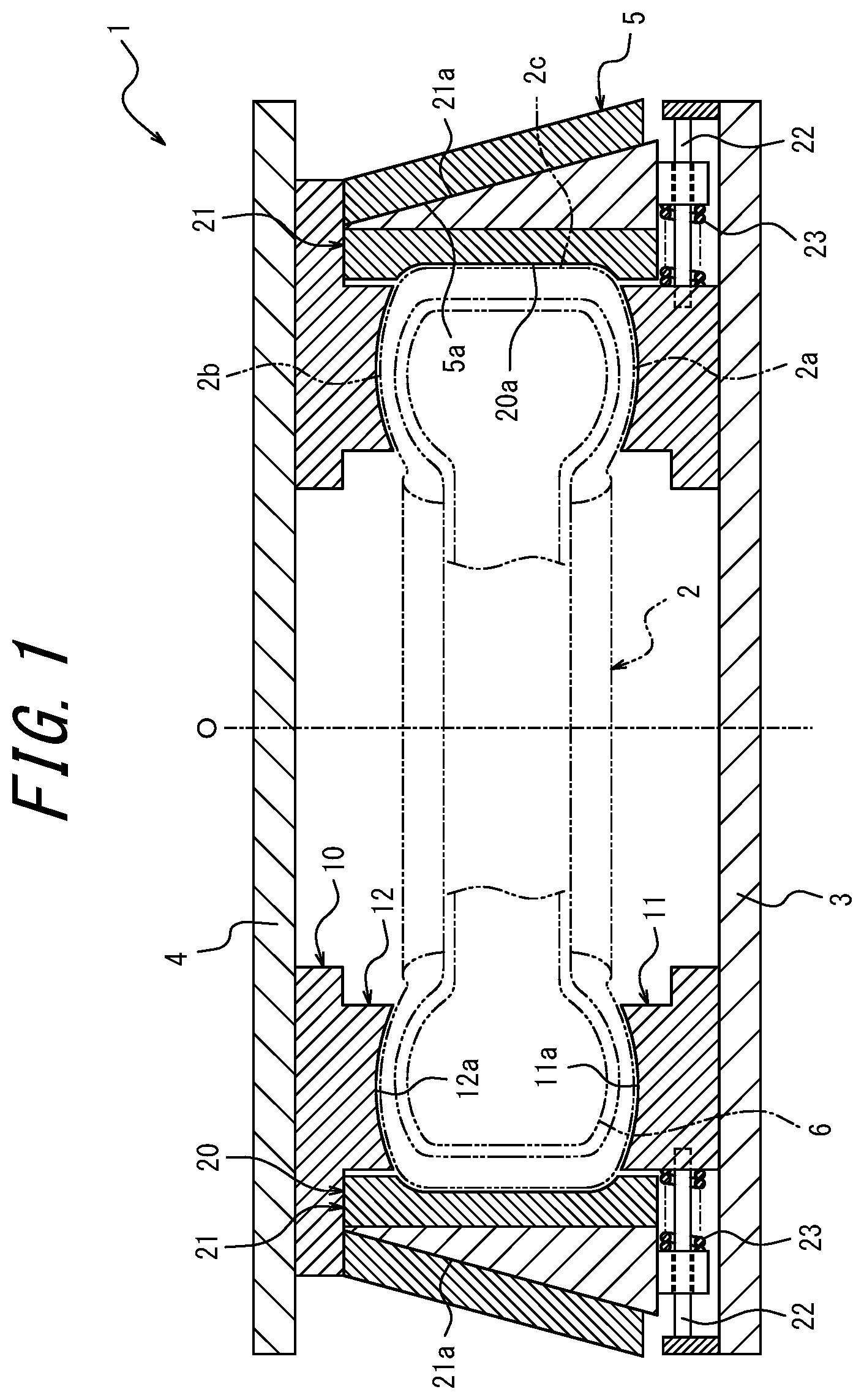 Patent US12583195 — Mold for forming a tire and tire production method — Figure 1