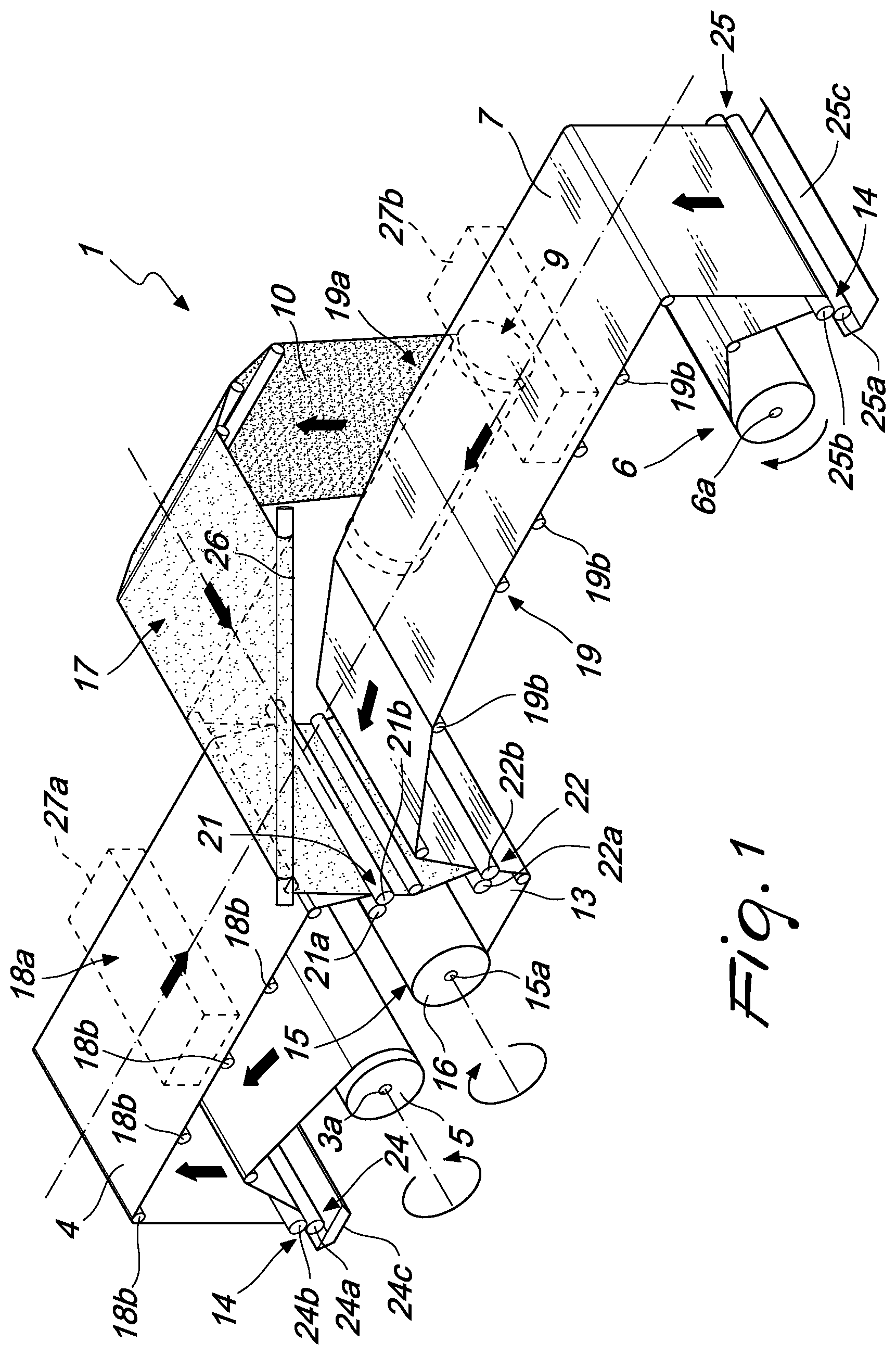 Patent US12583213 — Laminating machine for producing multilayer films — Figure 1