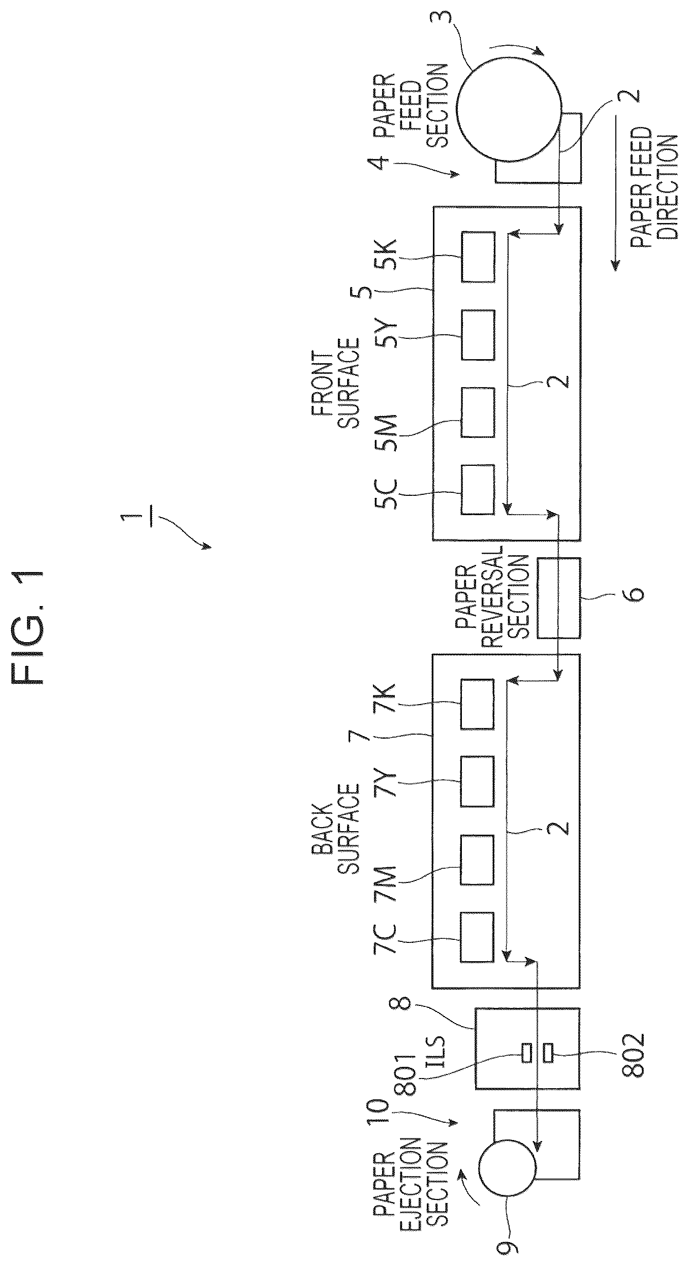 Patent US12583218 — Inkjet recording apparatus and inkjet recording method — Figure 1
